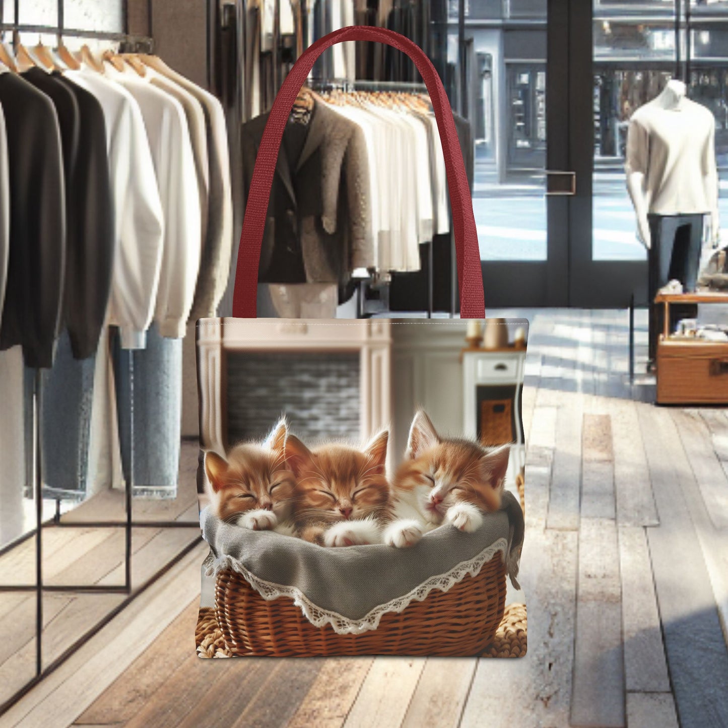 Tote Bag- Cat Nap - Tote Bag (AOP)