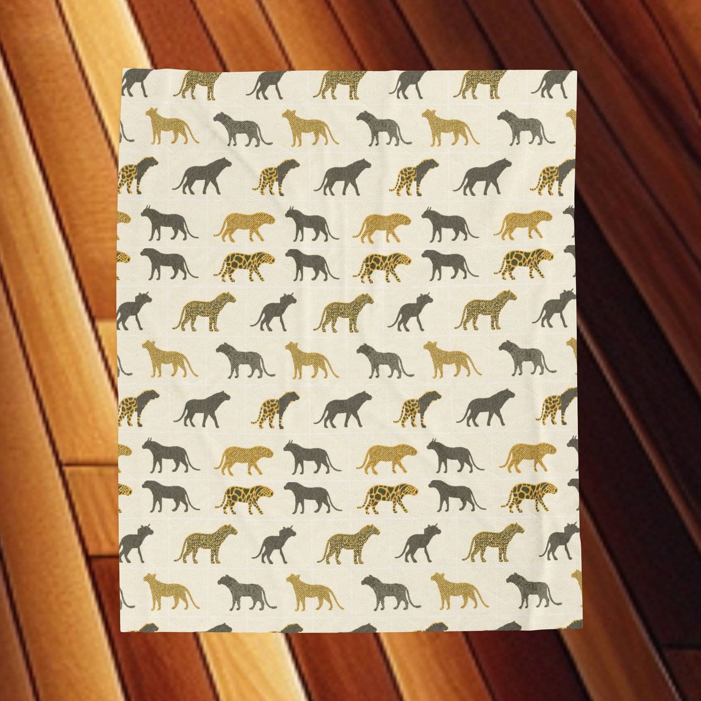 Animal Print Velveteen Plush Blanket