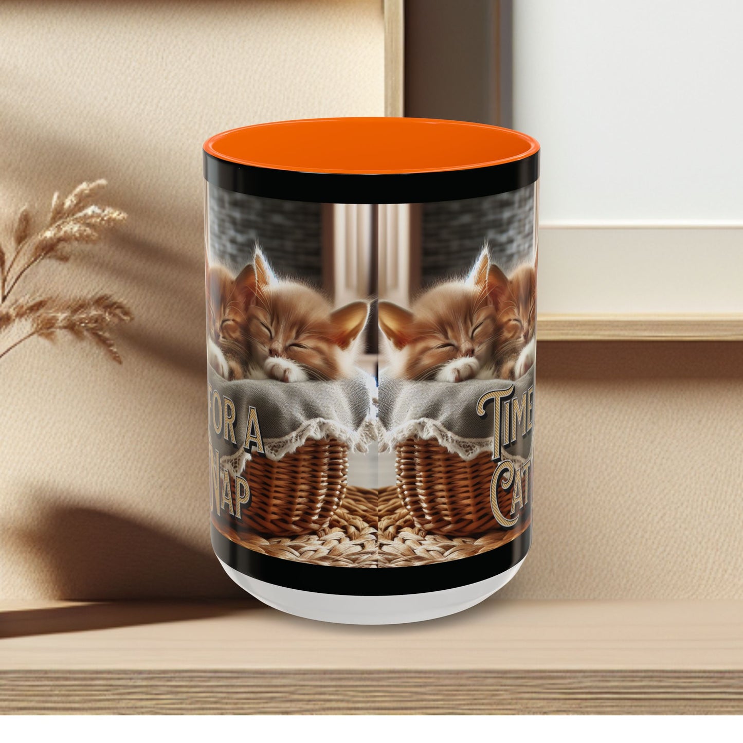 Coffee Mug - Time for a Cat Nap Accent (11, 15oz)