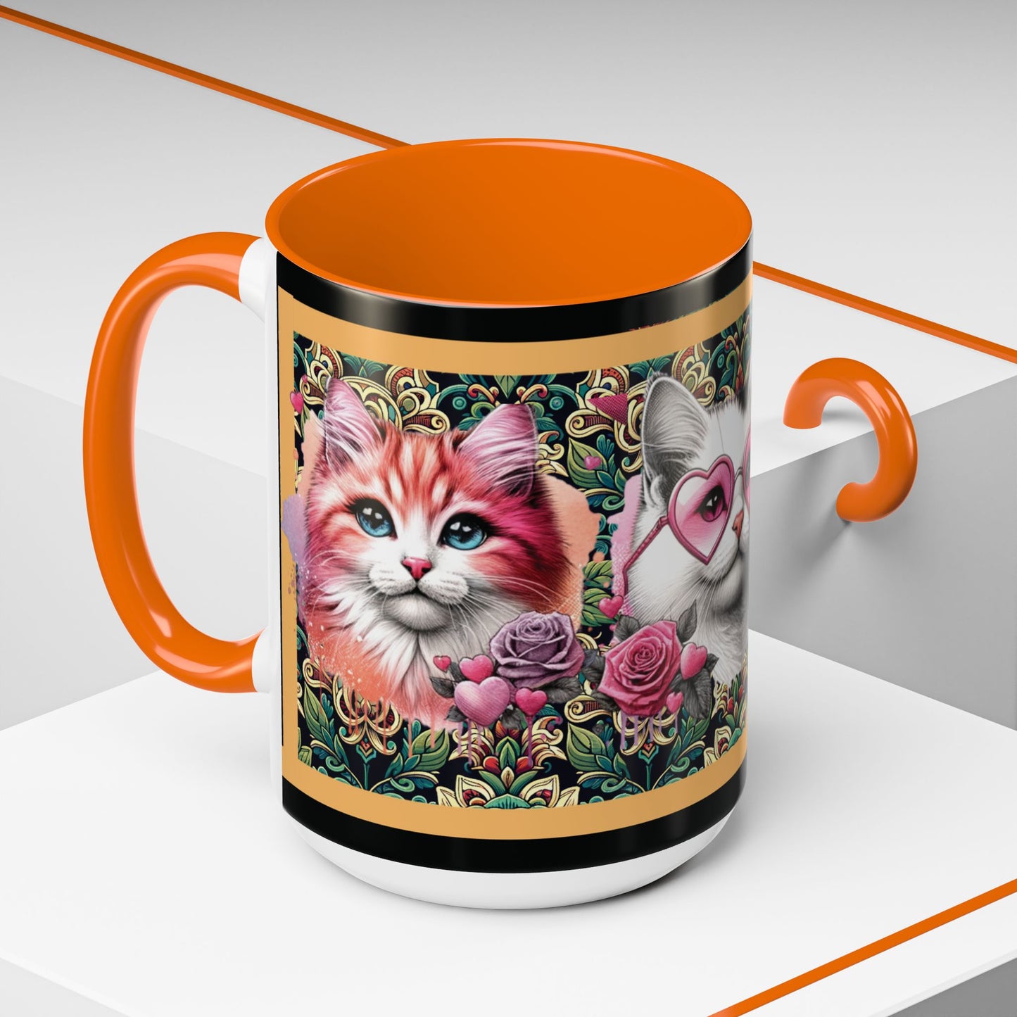 Coffee Mug Kittens Friends