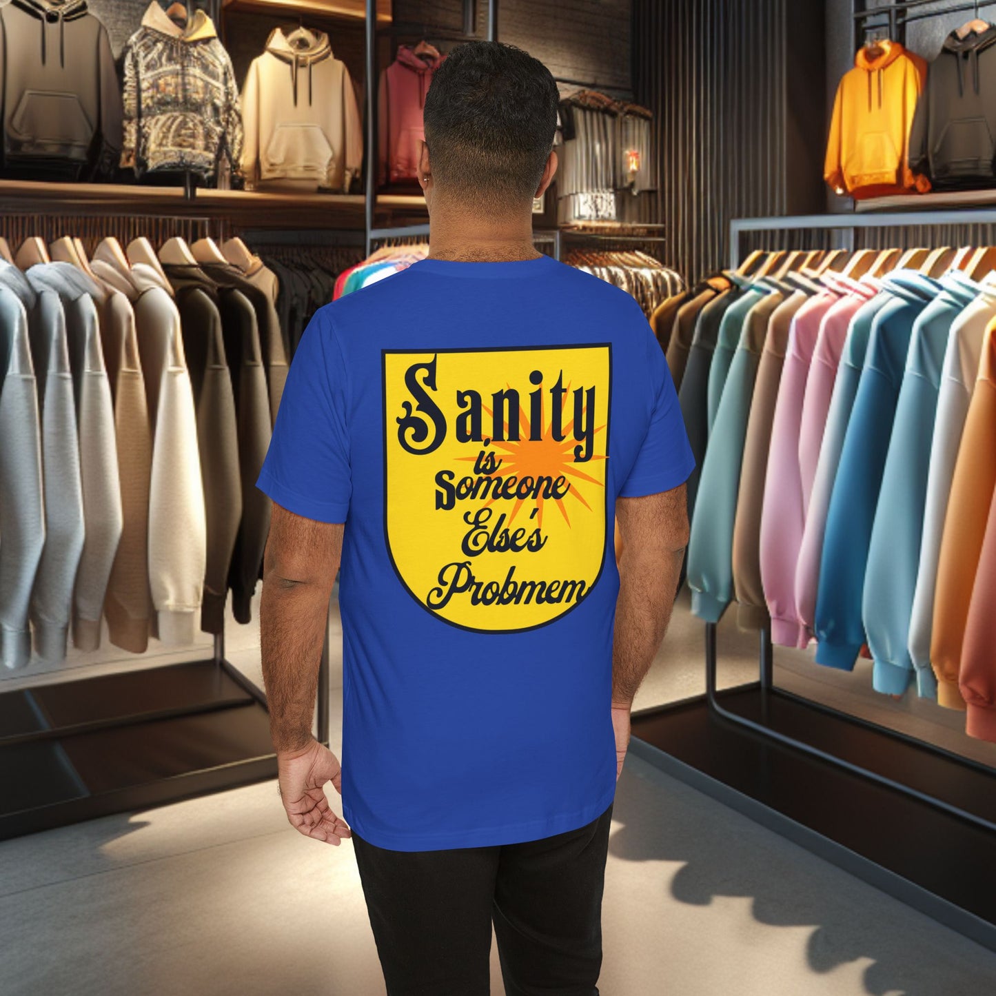 Relaxed Vibes Unisex Tee - Sanity Is Someone Else's Problem