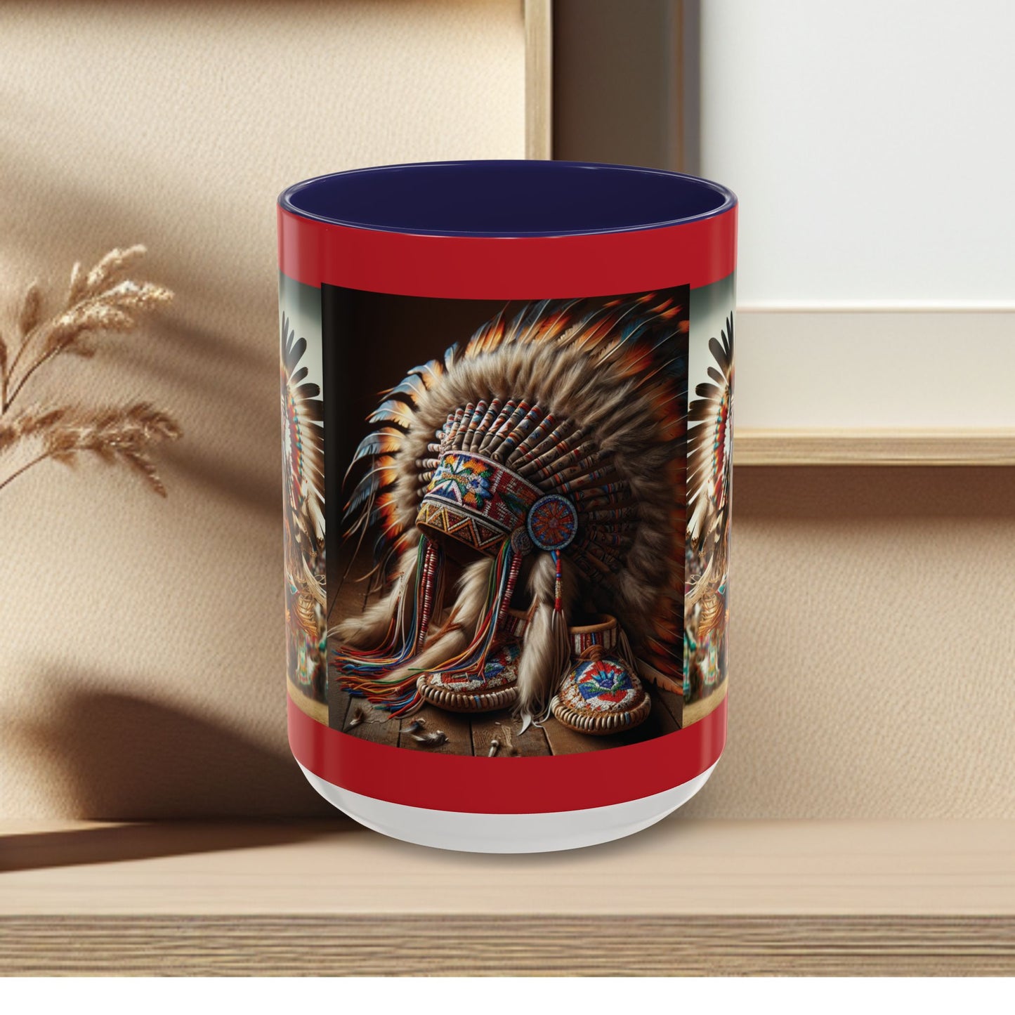 Mug- Native Dancer - Coffee Mug (11 oz, 15 oz) (AOP)