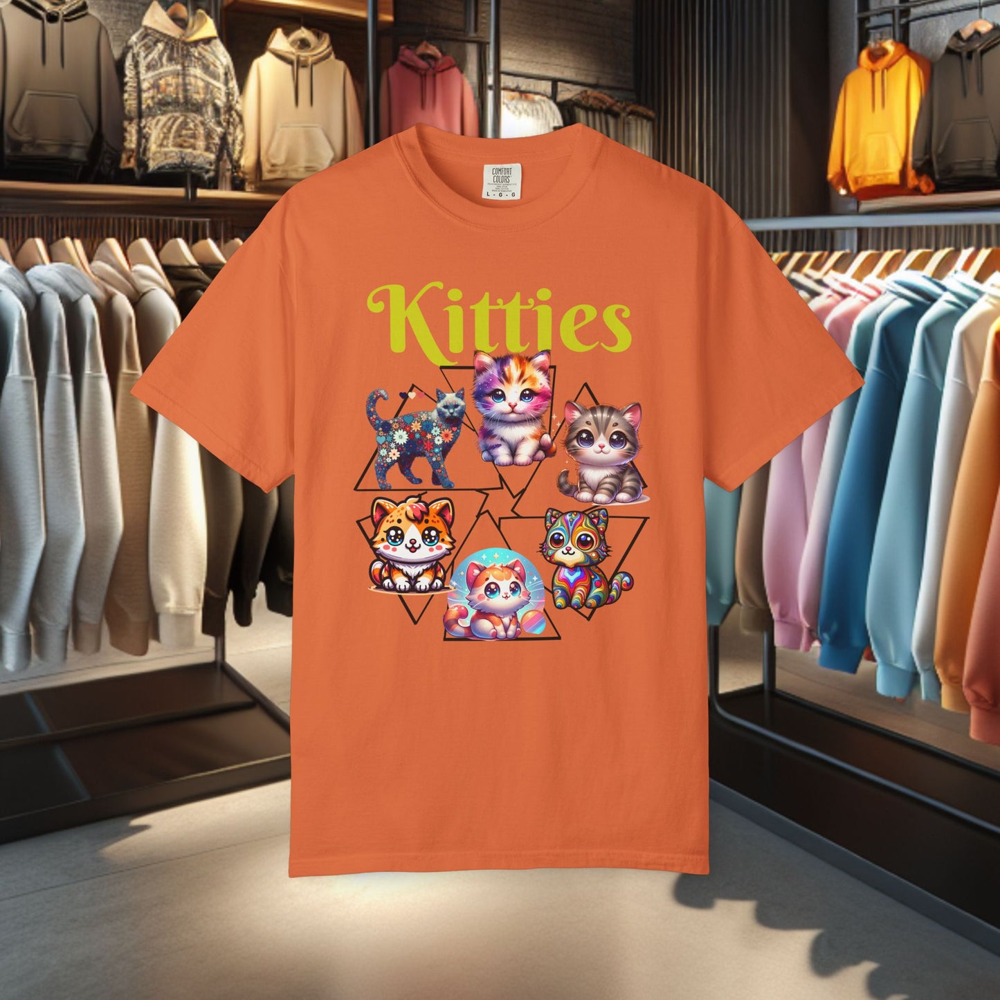 Kitties Unisex T-Shirt - Cat Lover's Gift, Cute Cats