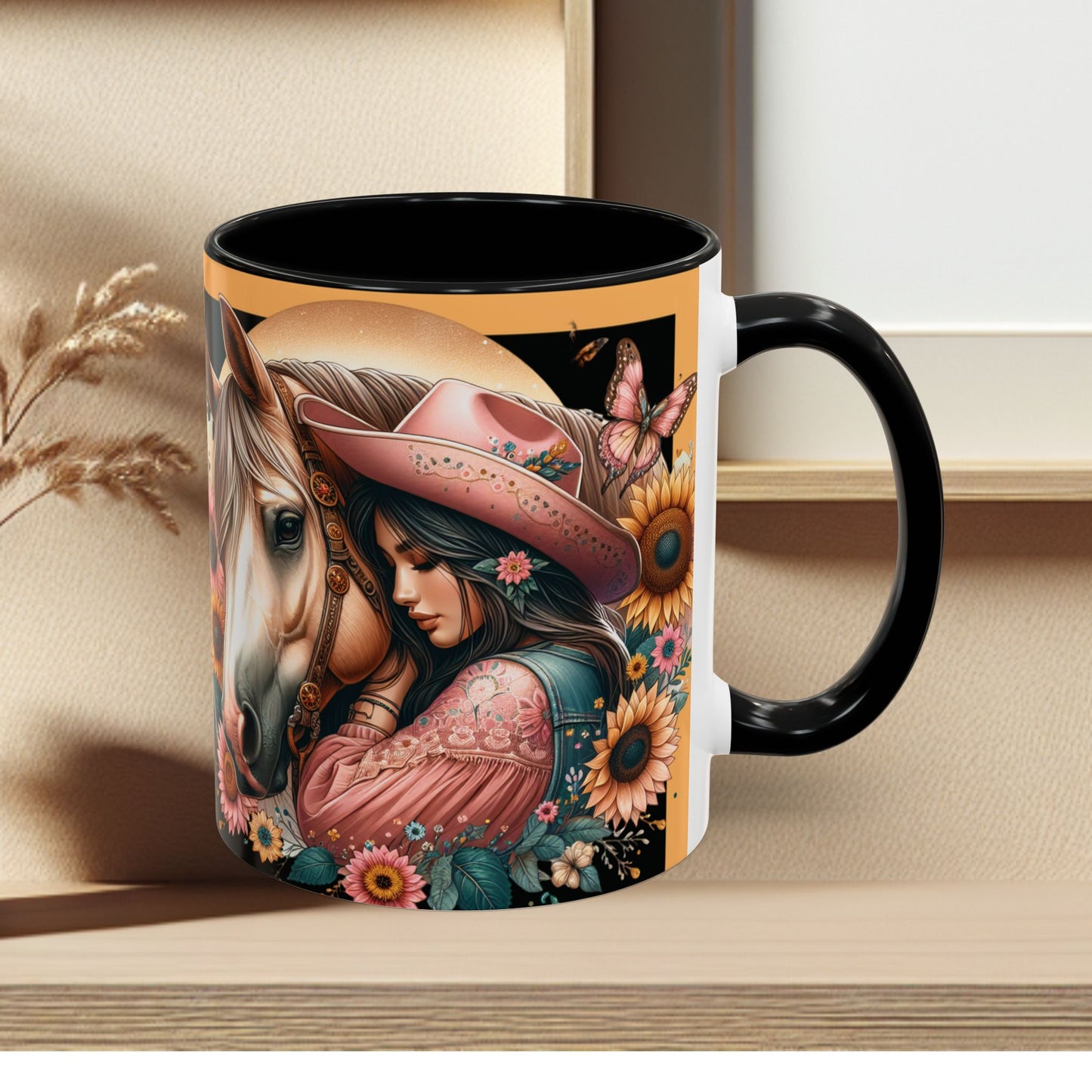 Coffee Mug Cowgirls and they're Horses