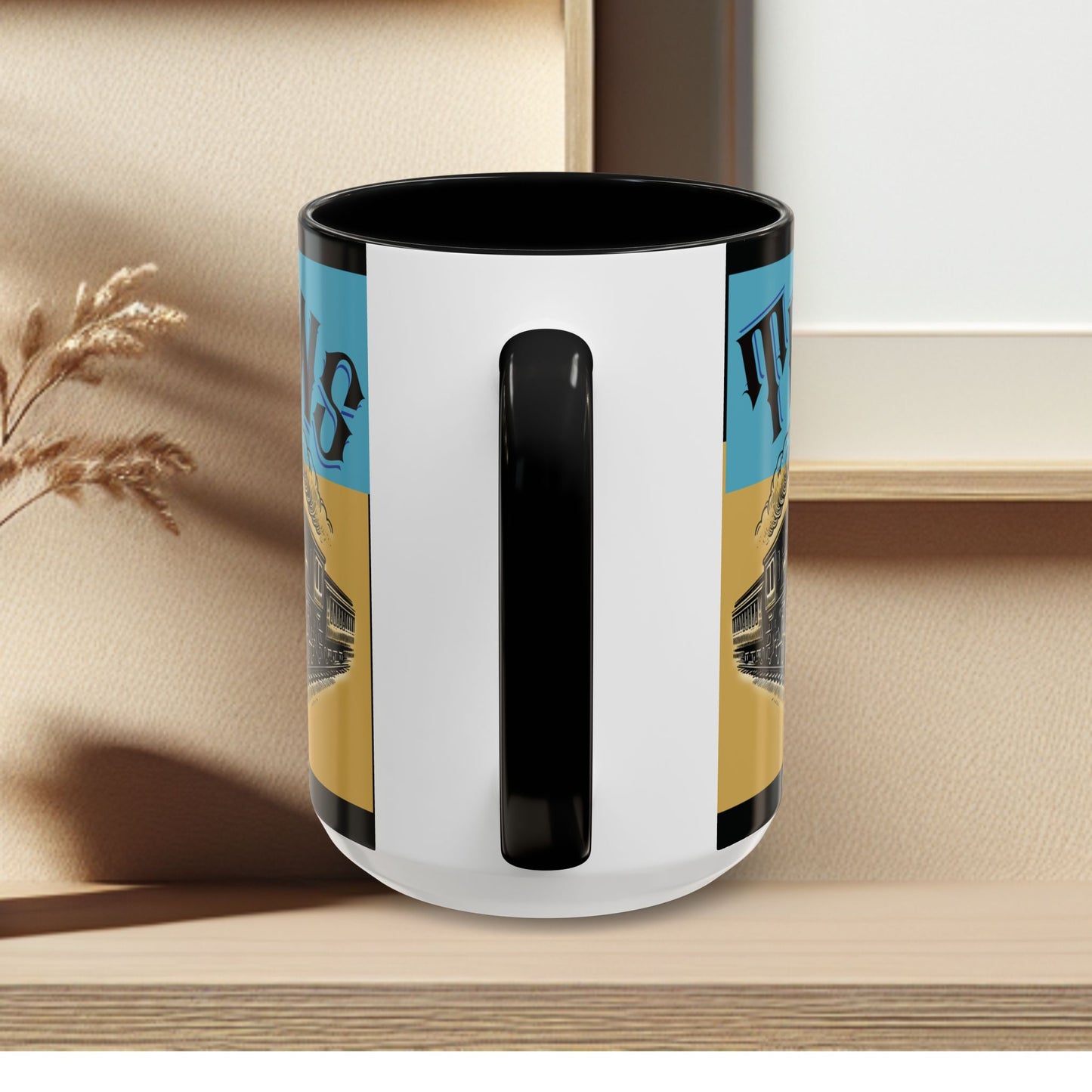 Mug-Trains Accent Coffee Mug