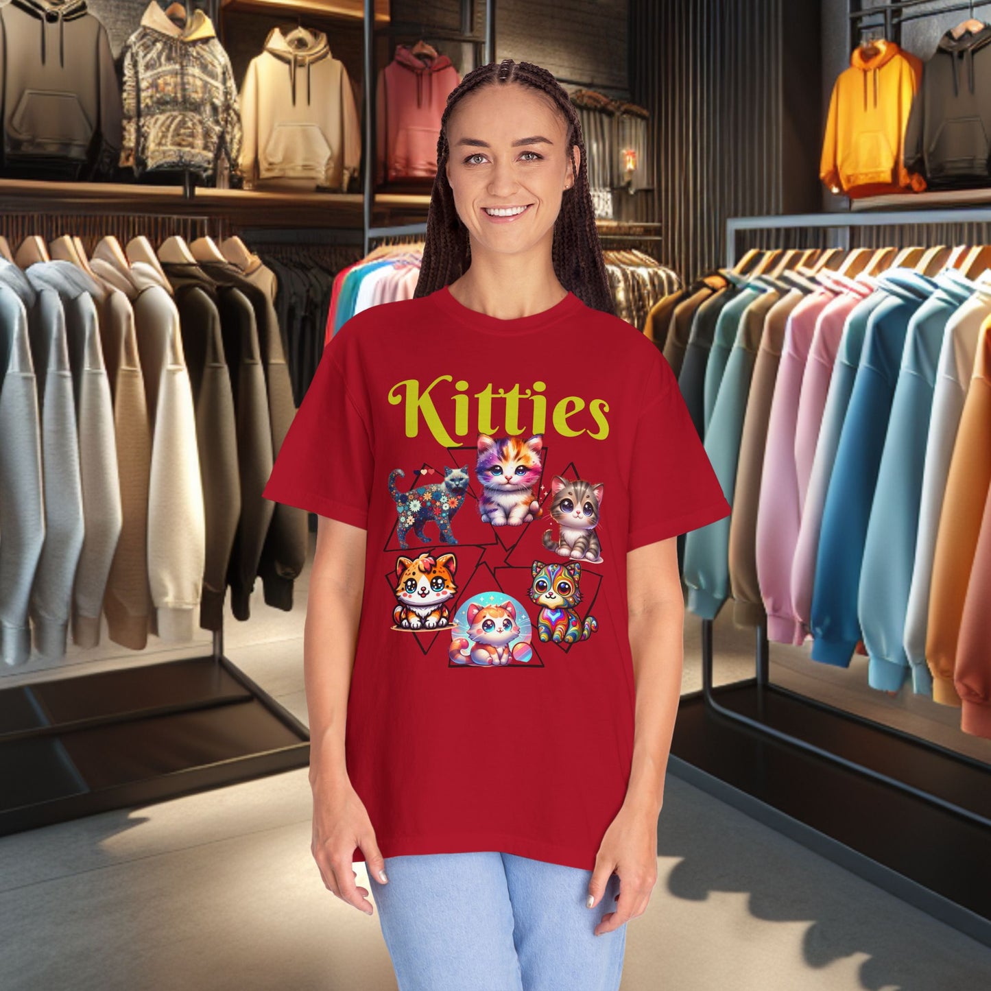 Kitties Unisex T-Shirt - Cat Lover's Gift, Cute Cats