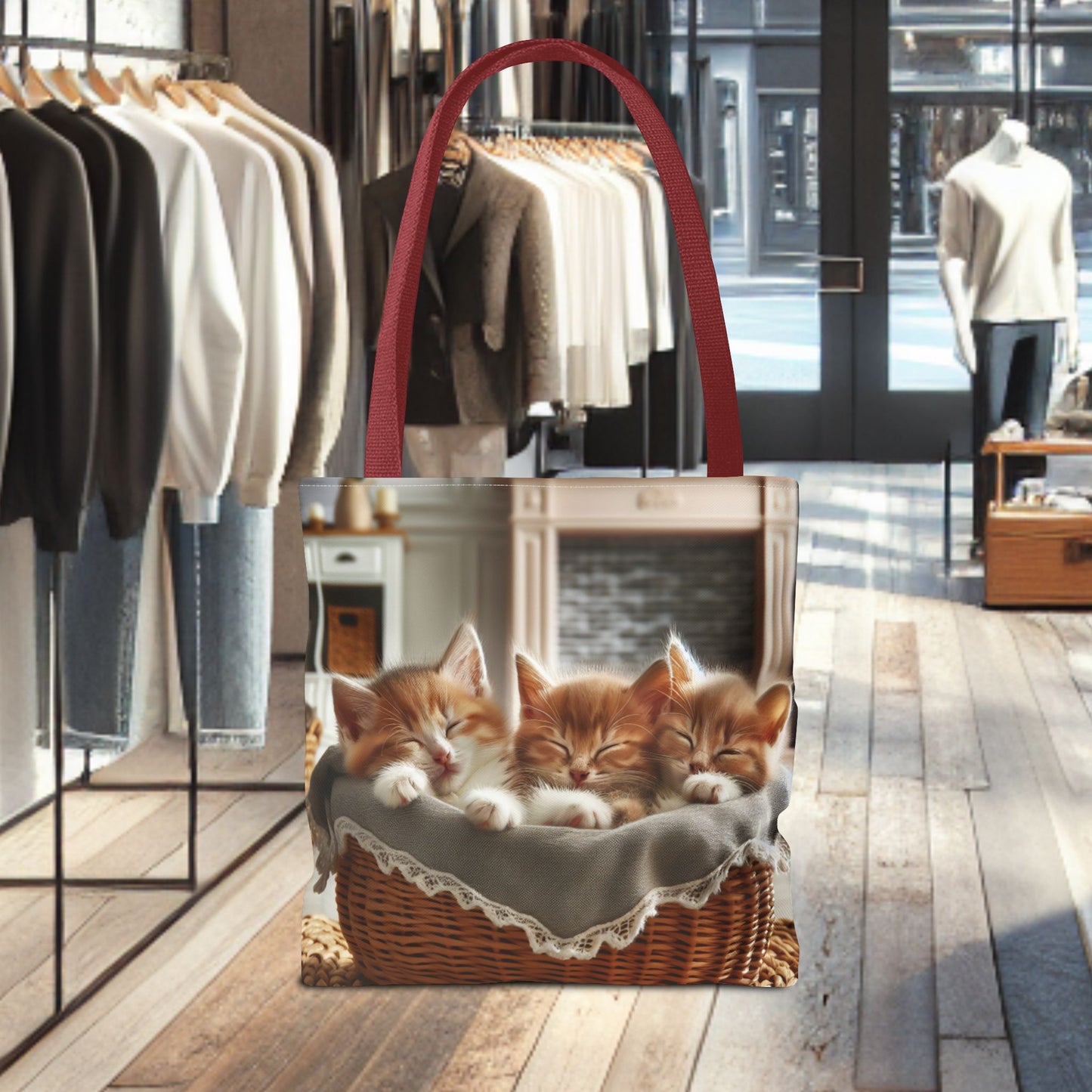 Tote Bag- Cat Nap - Tote Bag (AOP)