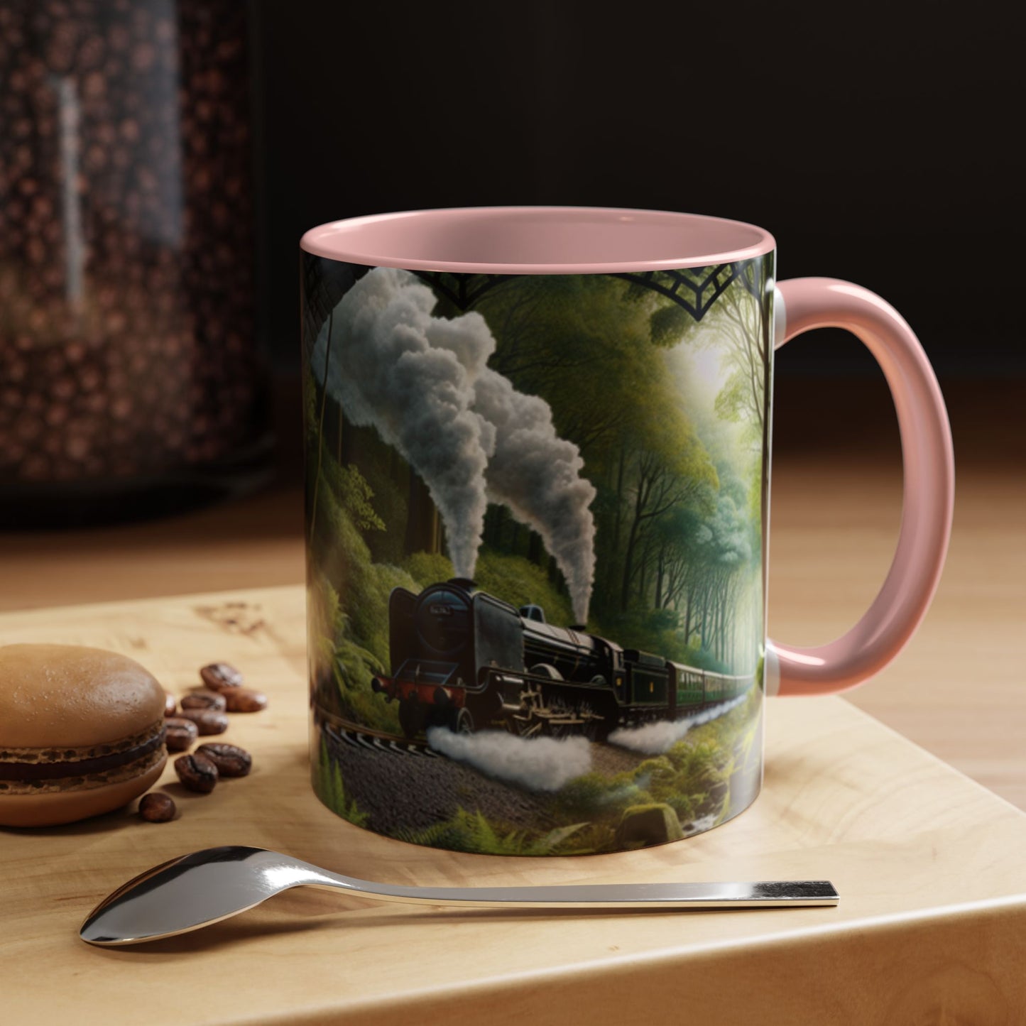 Mug - Jungle Train - Accent Coffee Mug (11oz, 15oz) (AOP)