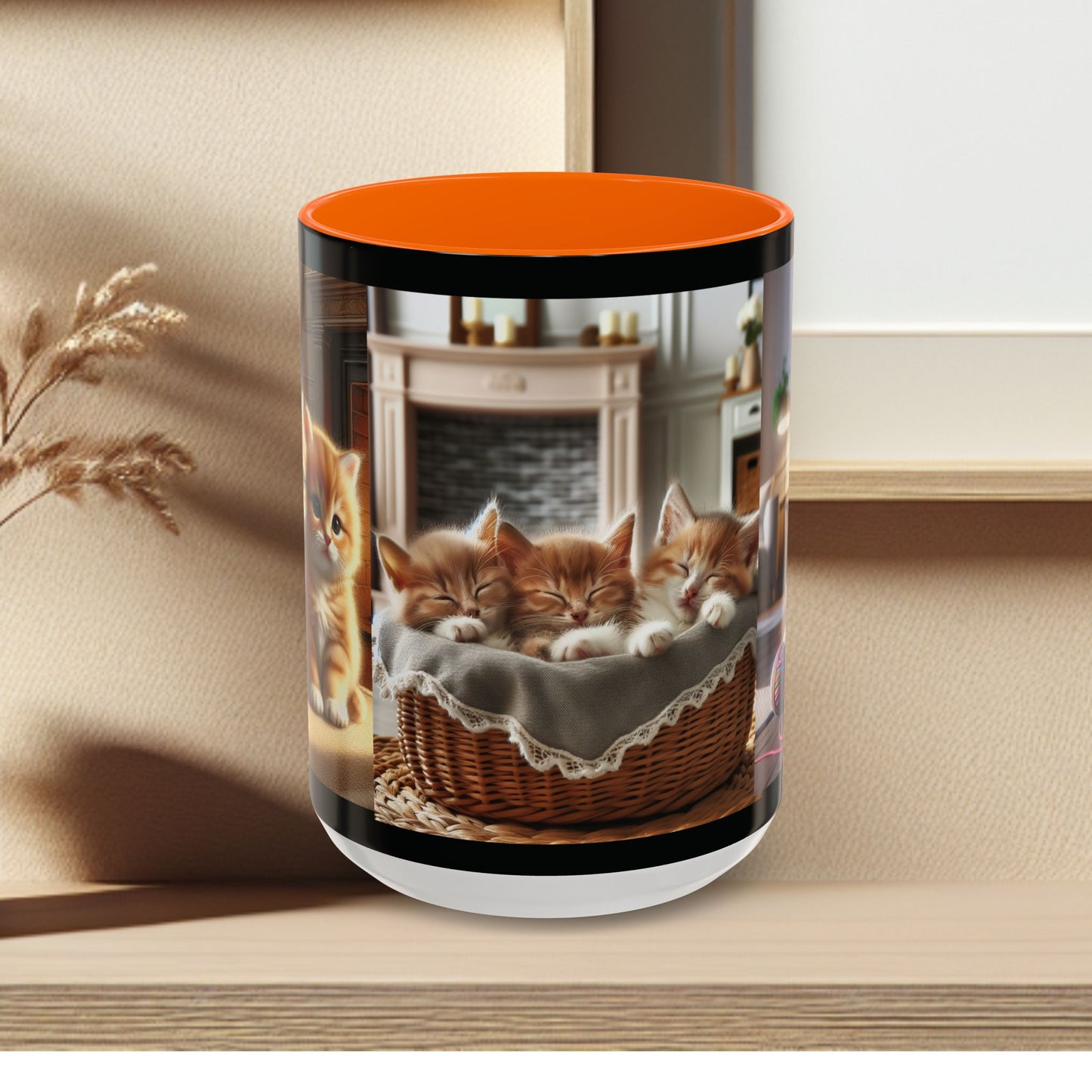 Mug- Kittens - Accent Coffee Mug (11oz, 15oz) (AOP)