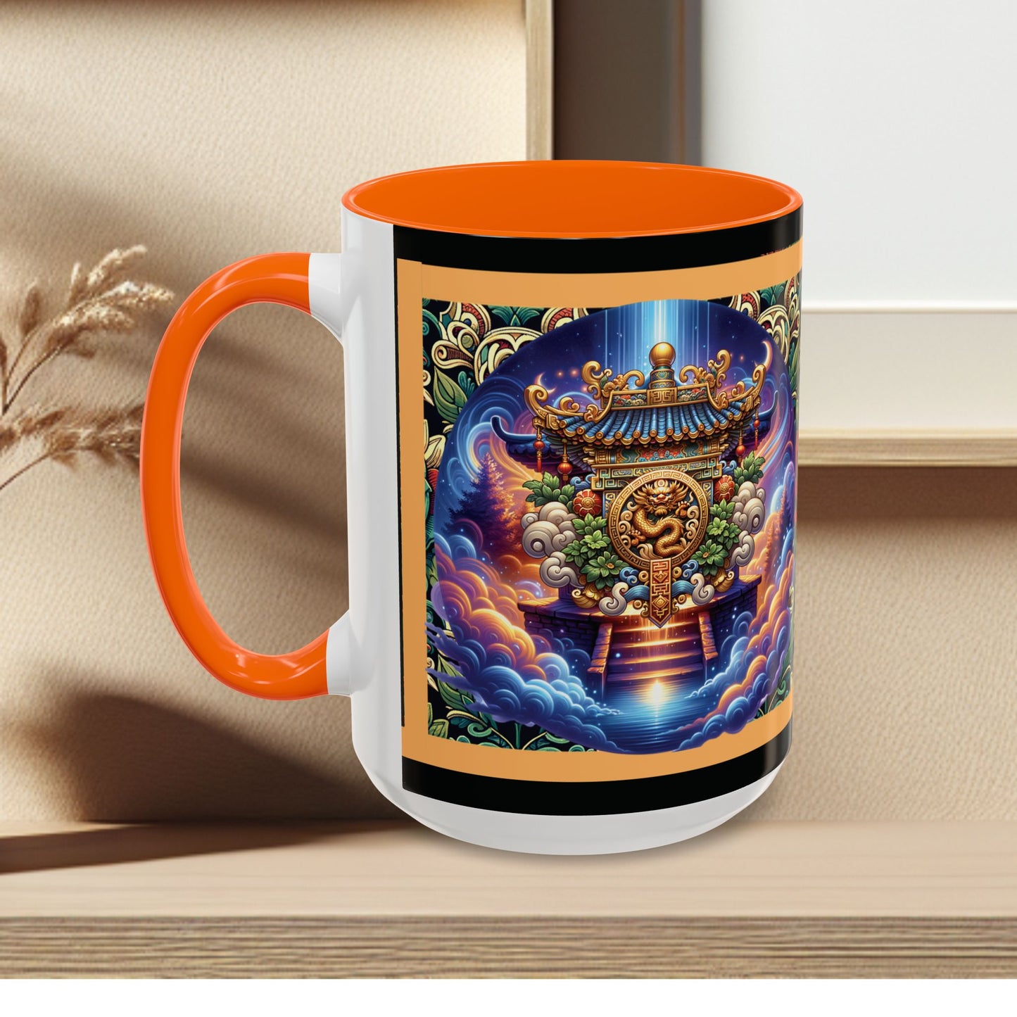 Mug Mystic Temple Rose Coffee Mug 11oz 15oz