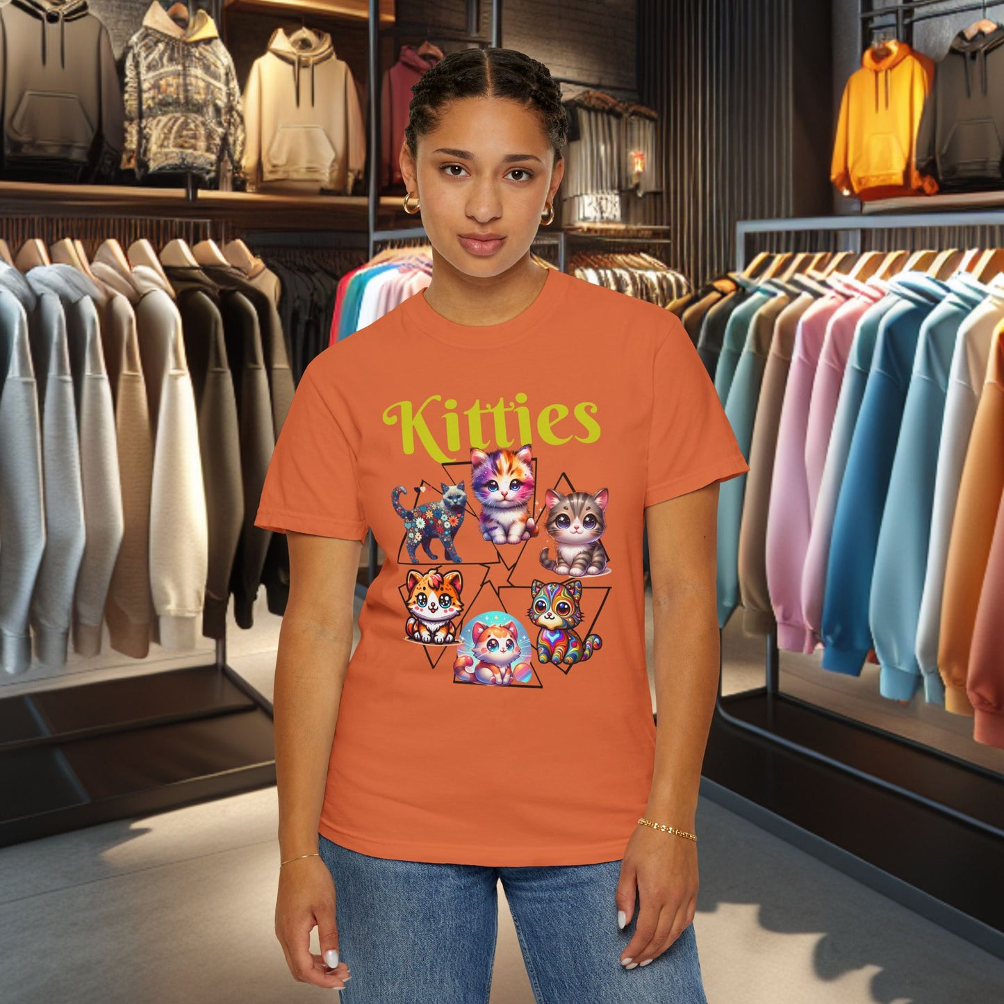 Kitties Unisex T-Shirt - Cat Lover's Gift, Cute Cats
