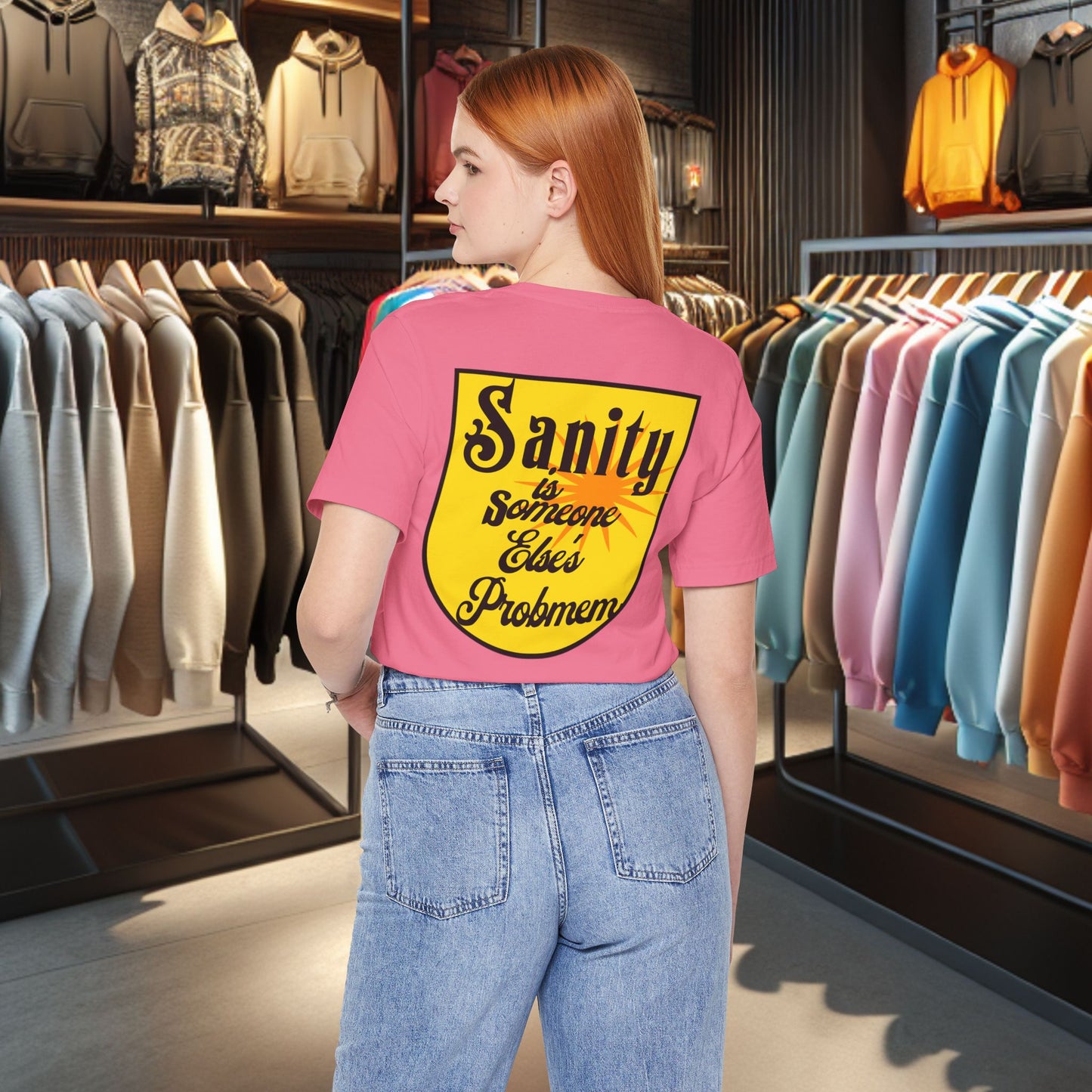 Relaxed Vibes Unisex Tee - Sanity Is Someone Else's Problem