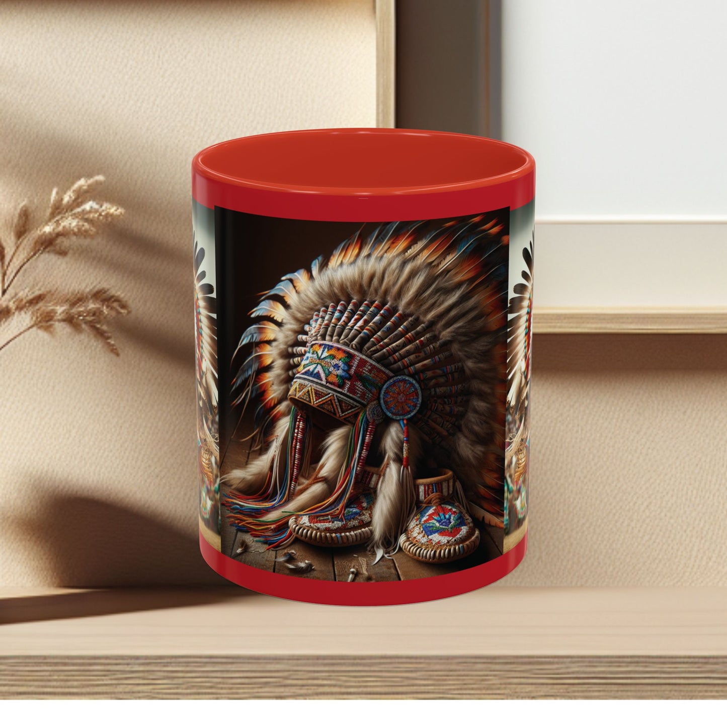 Mug- Native Dancer - Coffee Mug (11 oz, 15 oz) (AOP)