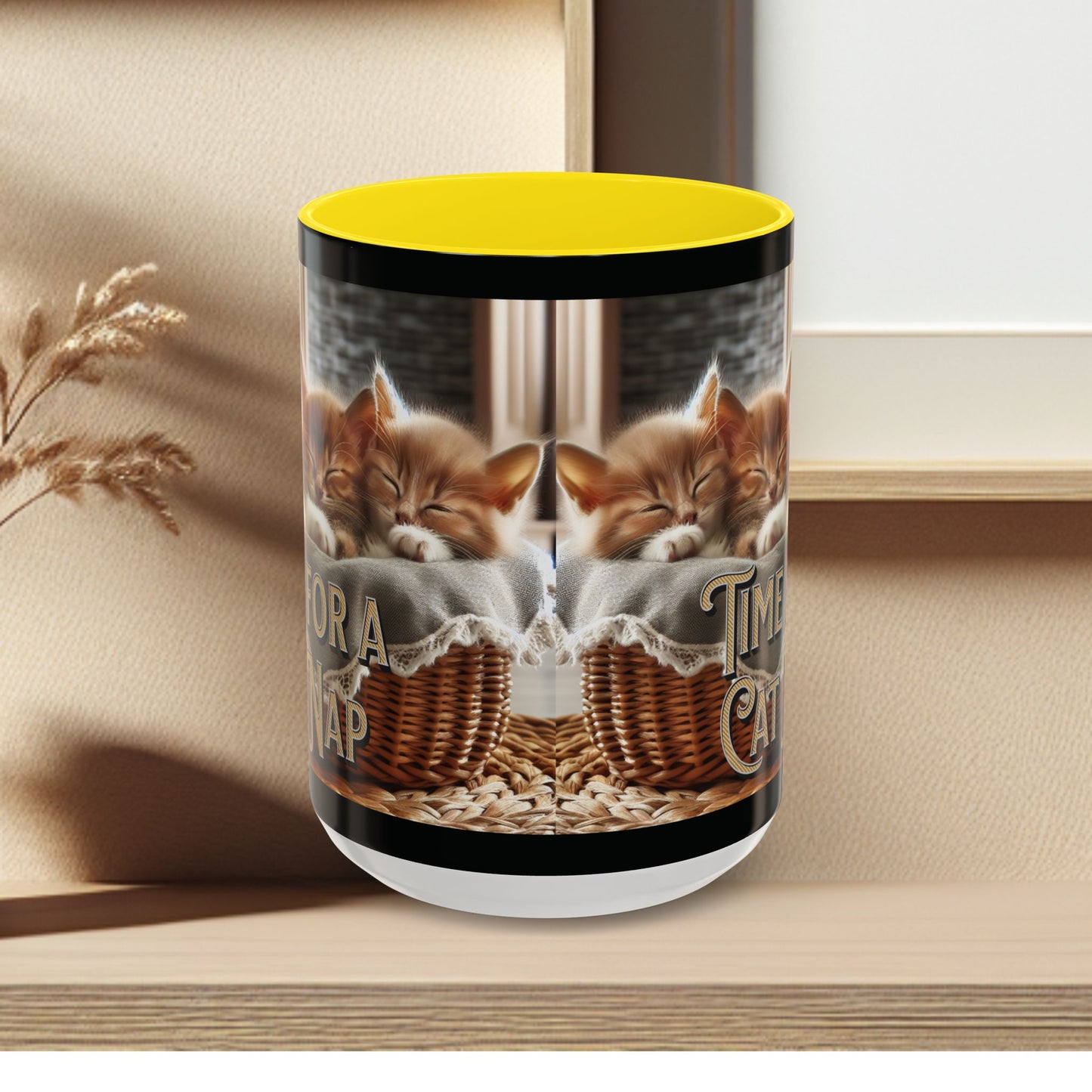 Coffee Mug - Time for a Cat Nap Accent (11, 15oz)