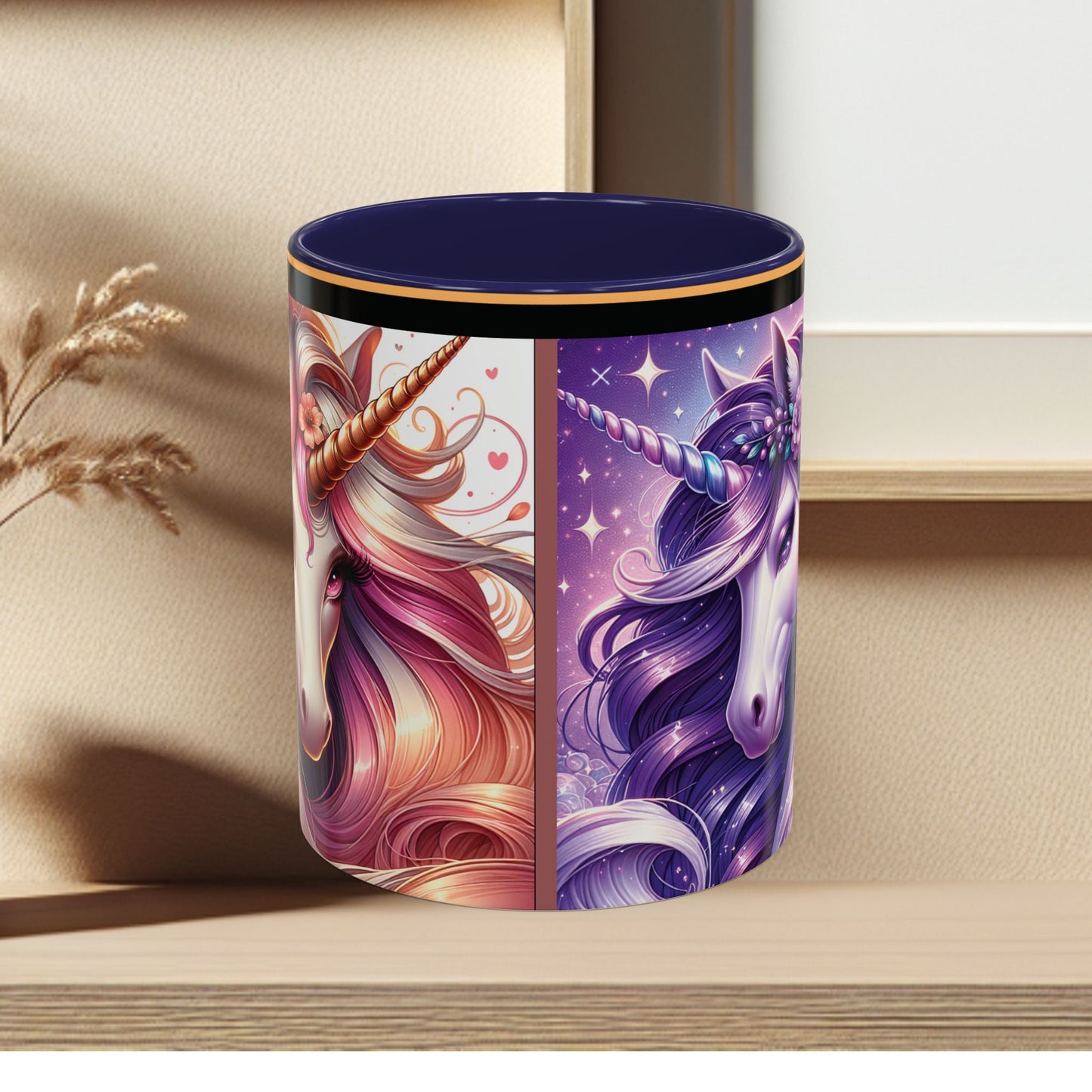 Mug Coffee Unicorns Night and Day - 11oz, 15oz