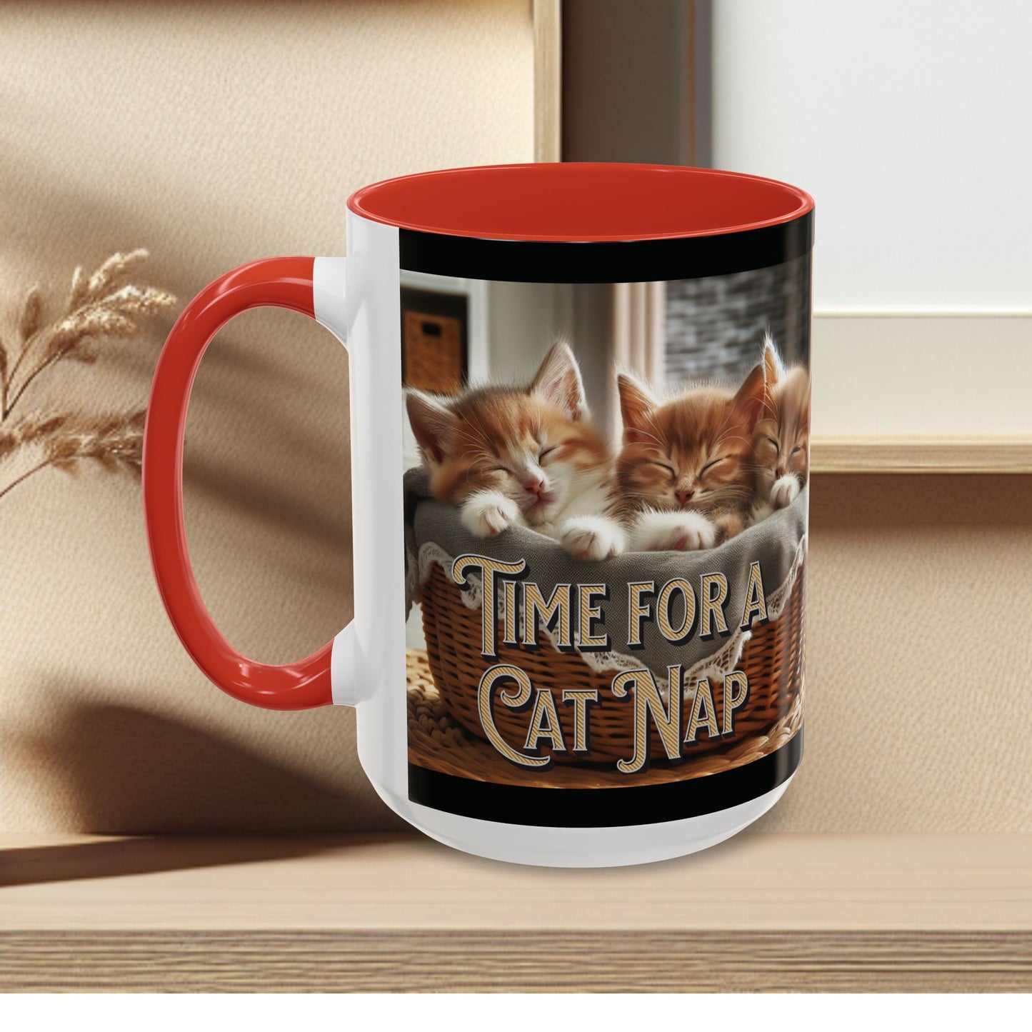 Coffee Mug - Time for a Cat Nap Accent (11, 15oz)
