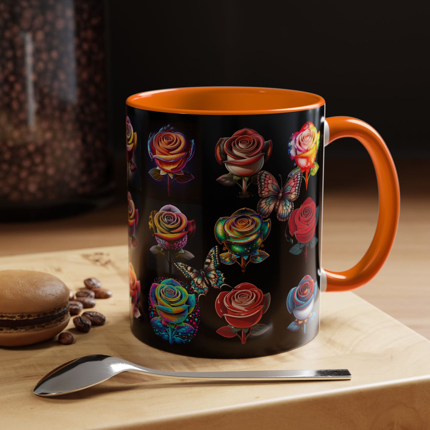 Floral Accent Mug - Perfect Gift for Garden Lovers