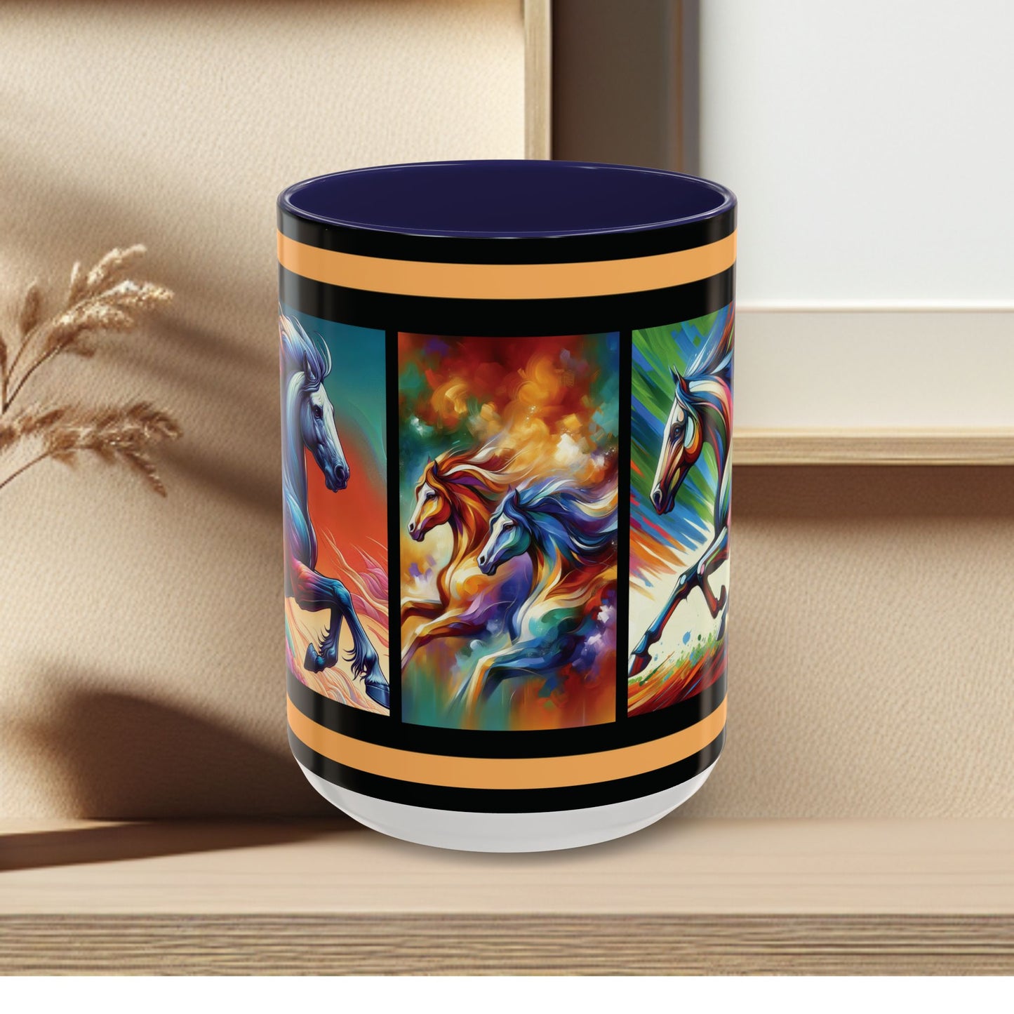 Coffee Mug Cloud Horses 11oz, 15oz