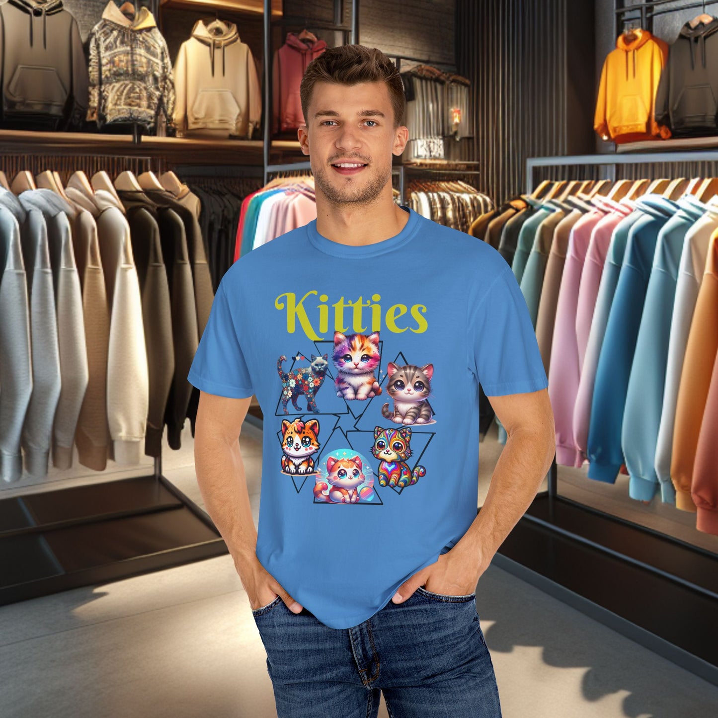 Kitties Unisex T-Shirt - Cat Lover's Gift, Cute Cats