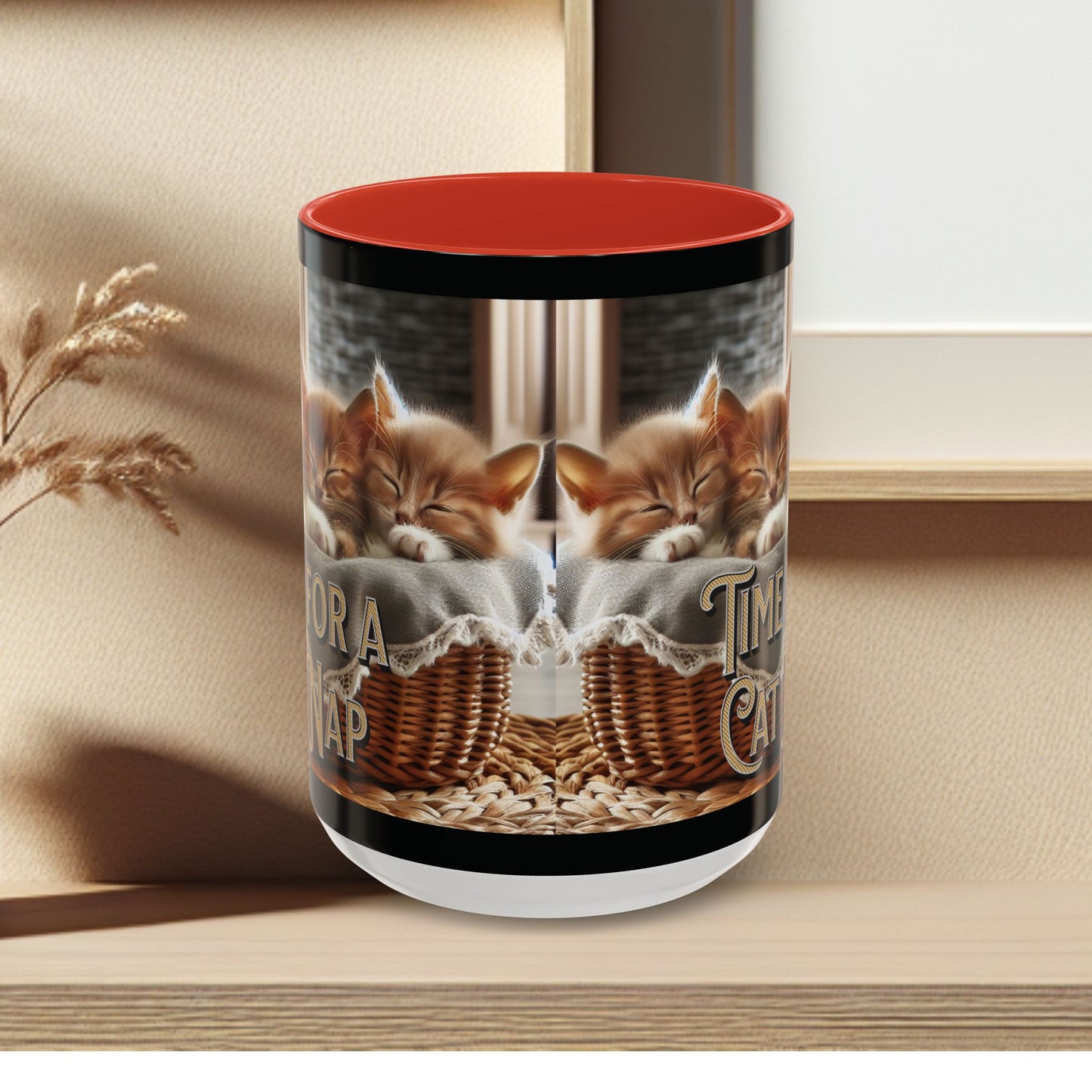 Coffee Mug - Time for a Cat Nap Accent (11, 15oz)