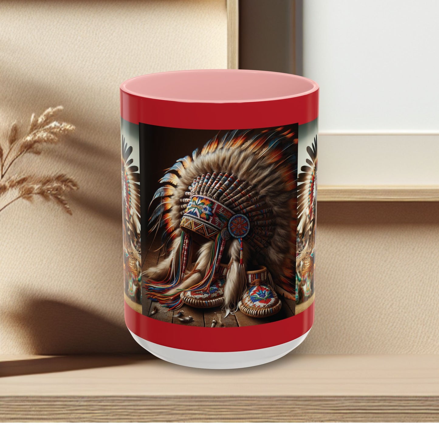 Mug- Native Dancer - Coffee Mug (11 oz, 15 oz) (AOP)