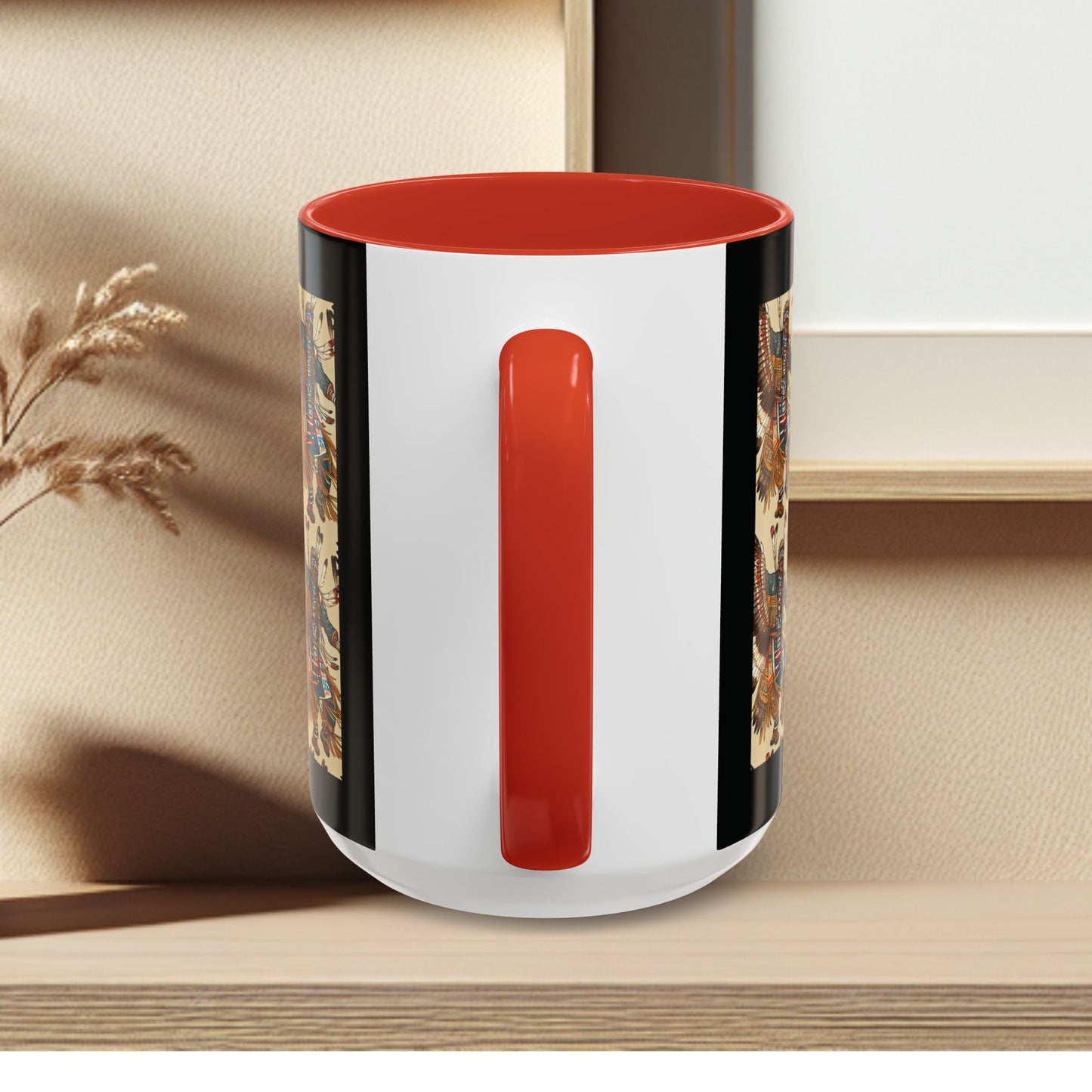 Mug- American Native Dancers Accent Coffee Mug (11, 15oz)
