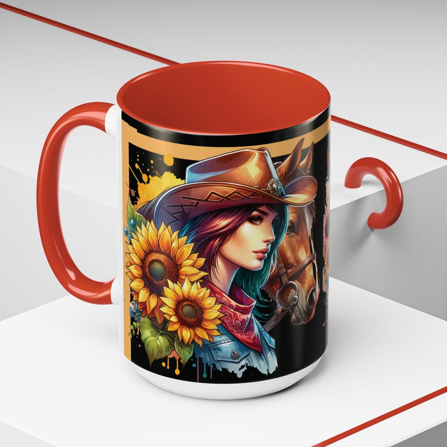 Coffee Mug Cowgirls and they're Horses