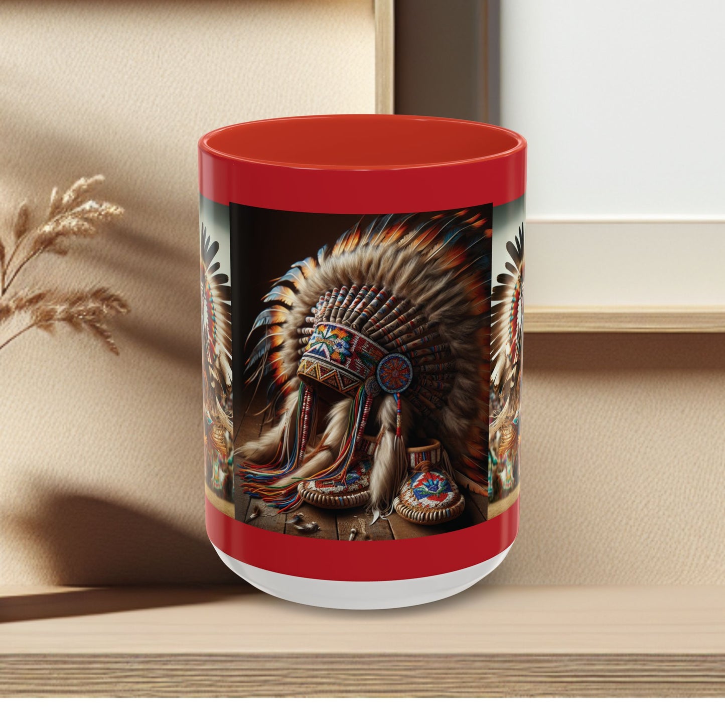 Mug- Native Dancer - Coffee Mug (11 oz, 15 oz) (AOP)