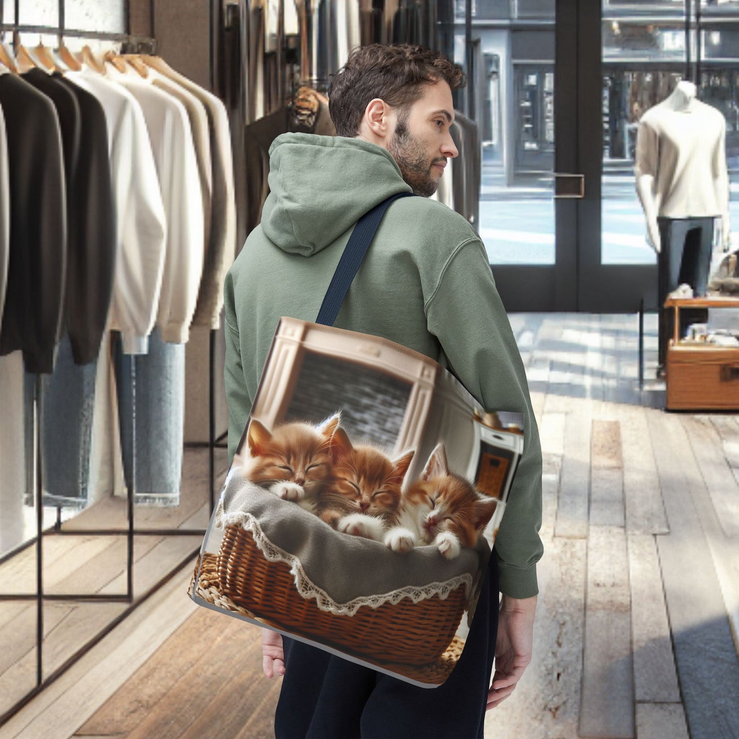 Tote Bag- Cat Nap - Tote Bag (AOP)