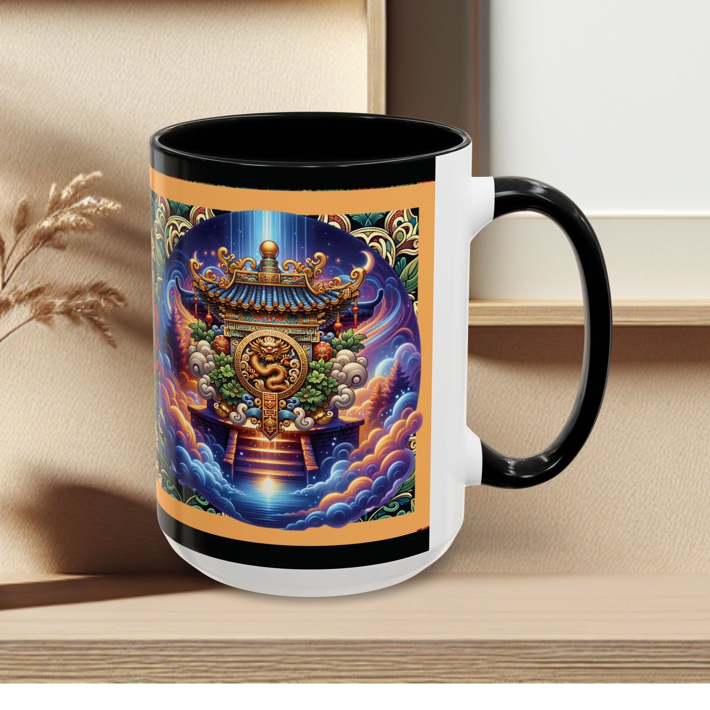 Mug Mystic Temple Rose Coffee Mug 11oz 15oz