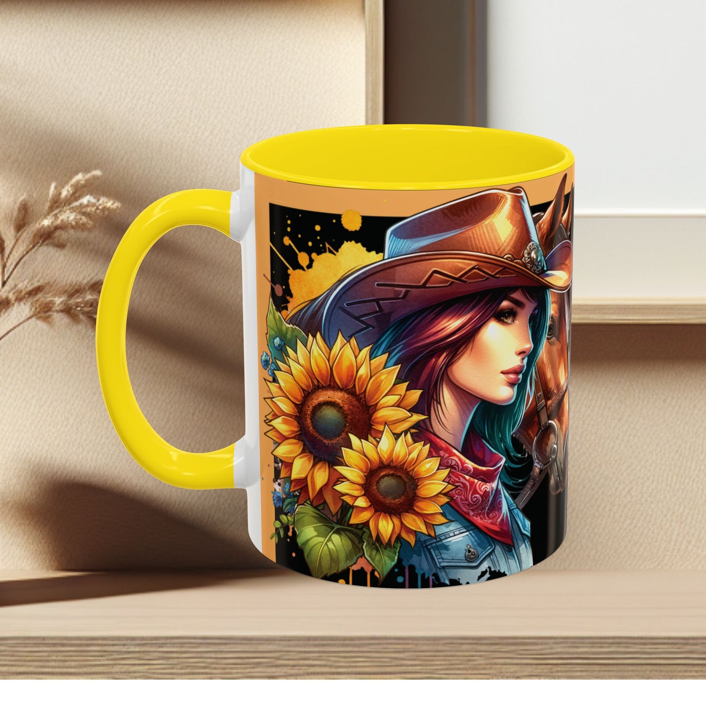 Coffee Mug Cowgirls and they're Horses