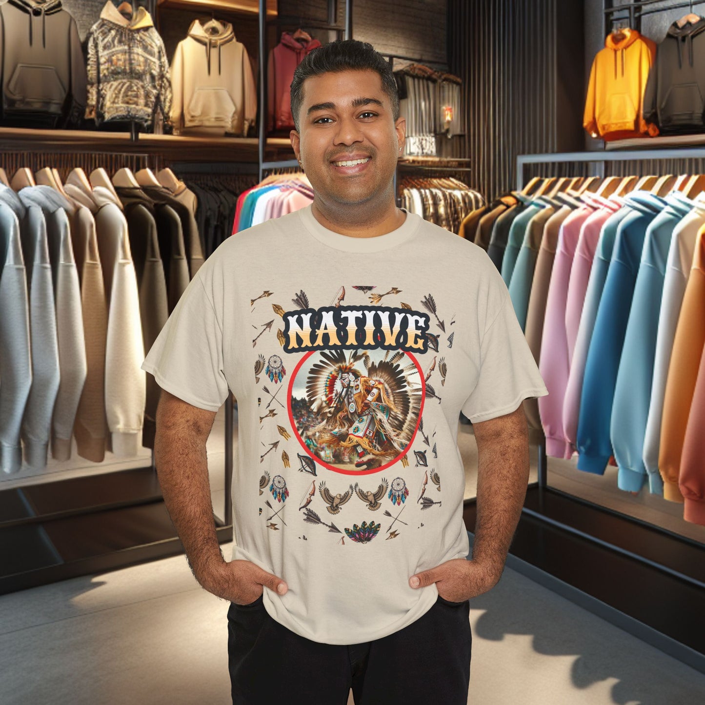 Men's Native - American Native Dancer Tee