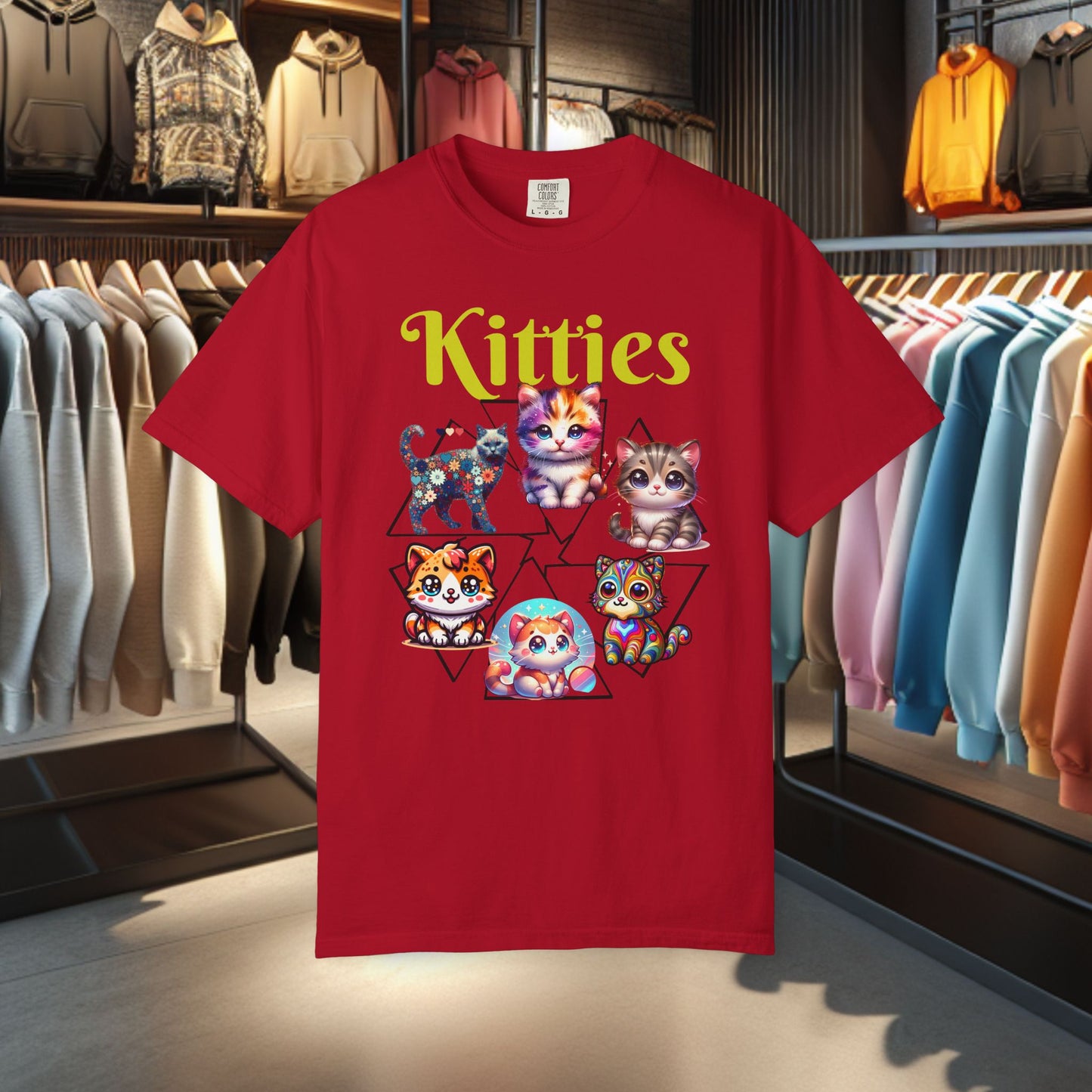 Kitties Unisex T-Shirt - Cat Lover's Gift, Cute Cats