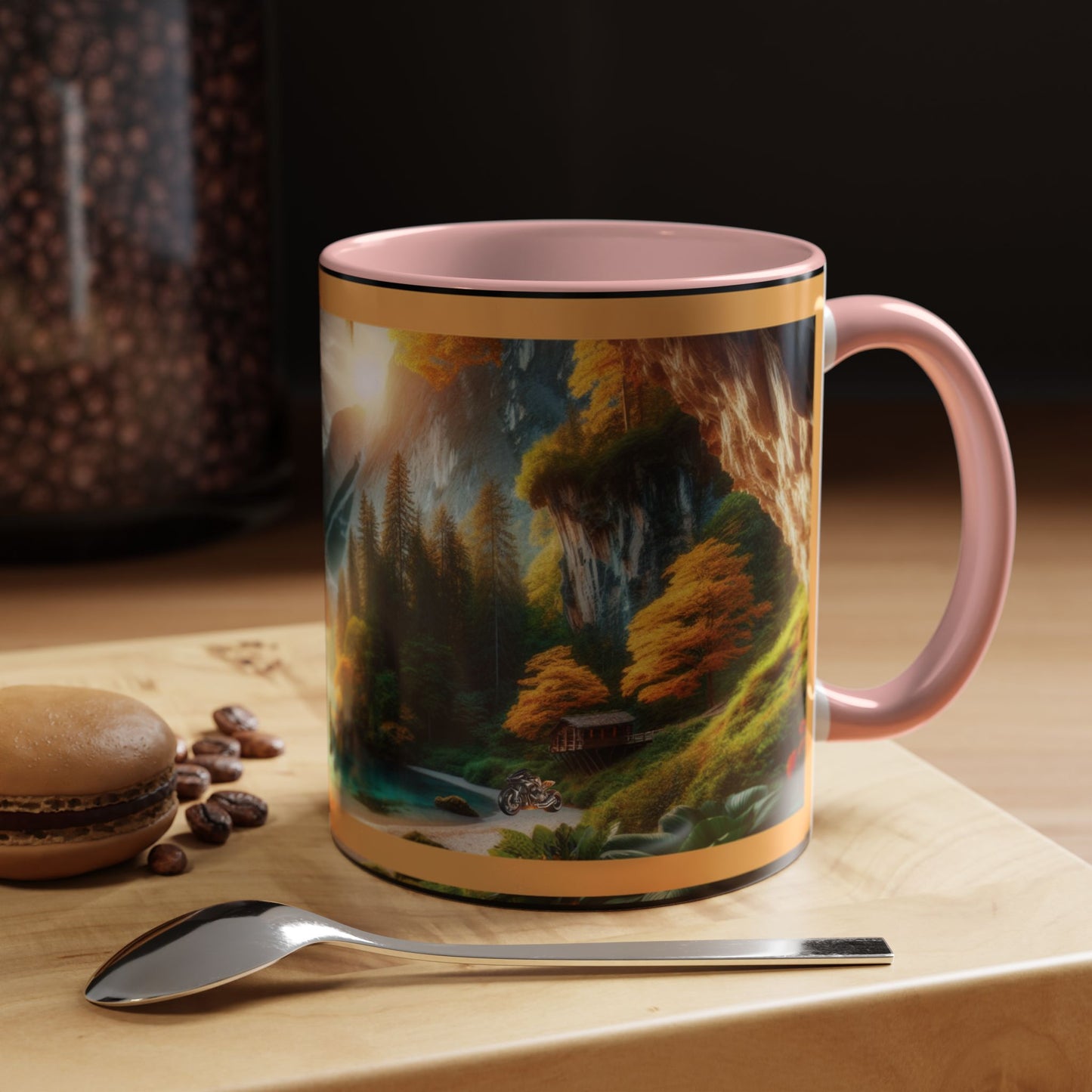 Mug: By the River-Accent Coffee Mug (11oz, 15oz)