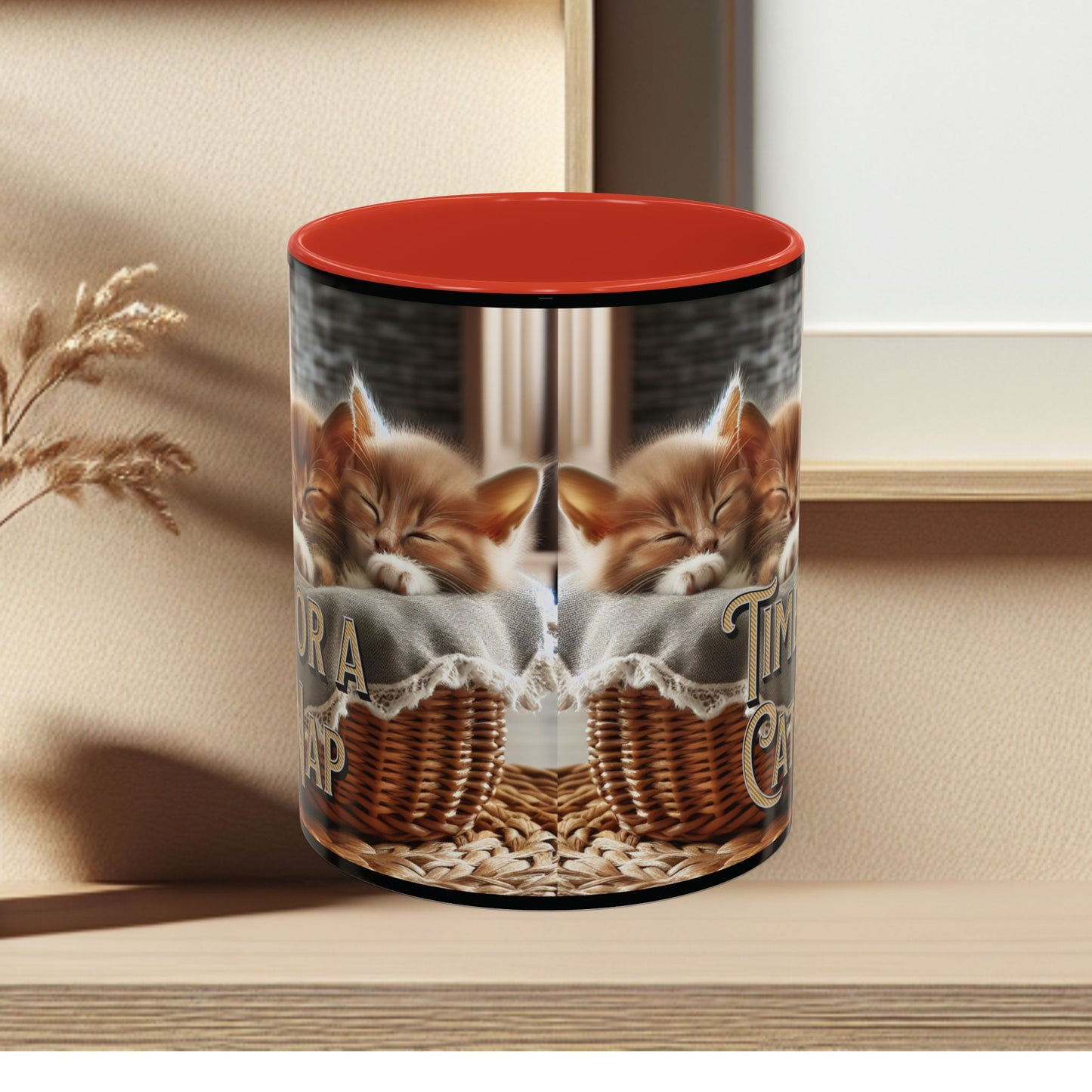 Coffee Mug - Time for a Cat Nap Accent (11, 15oz)