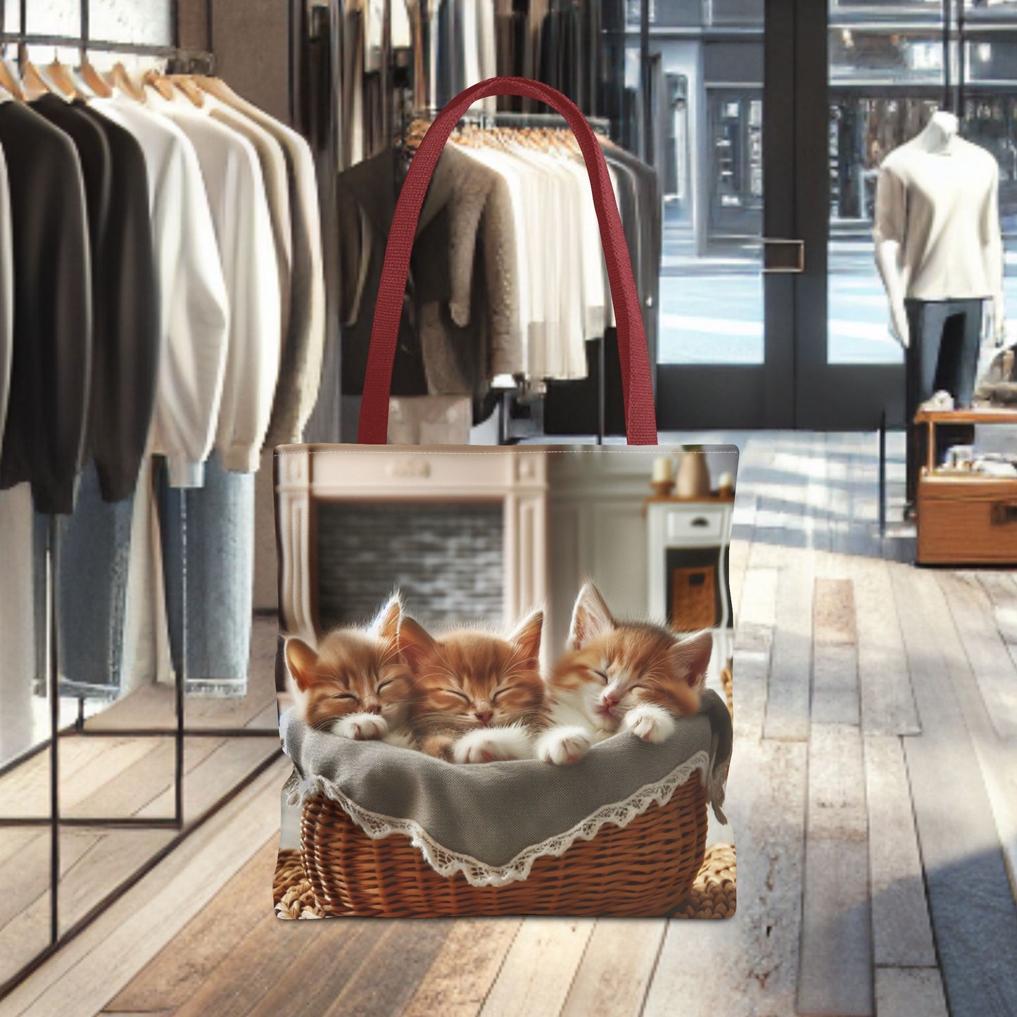 Tote Bag- Cat Nap - Tote Bag (AOP)