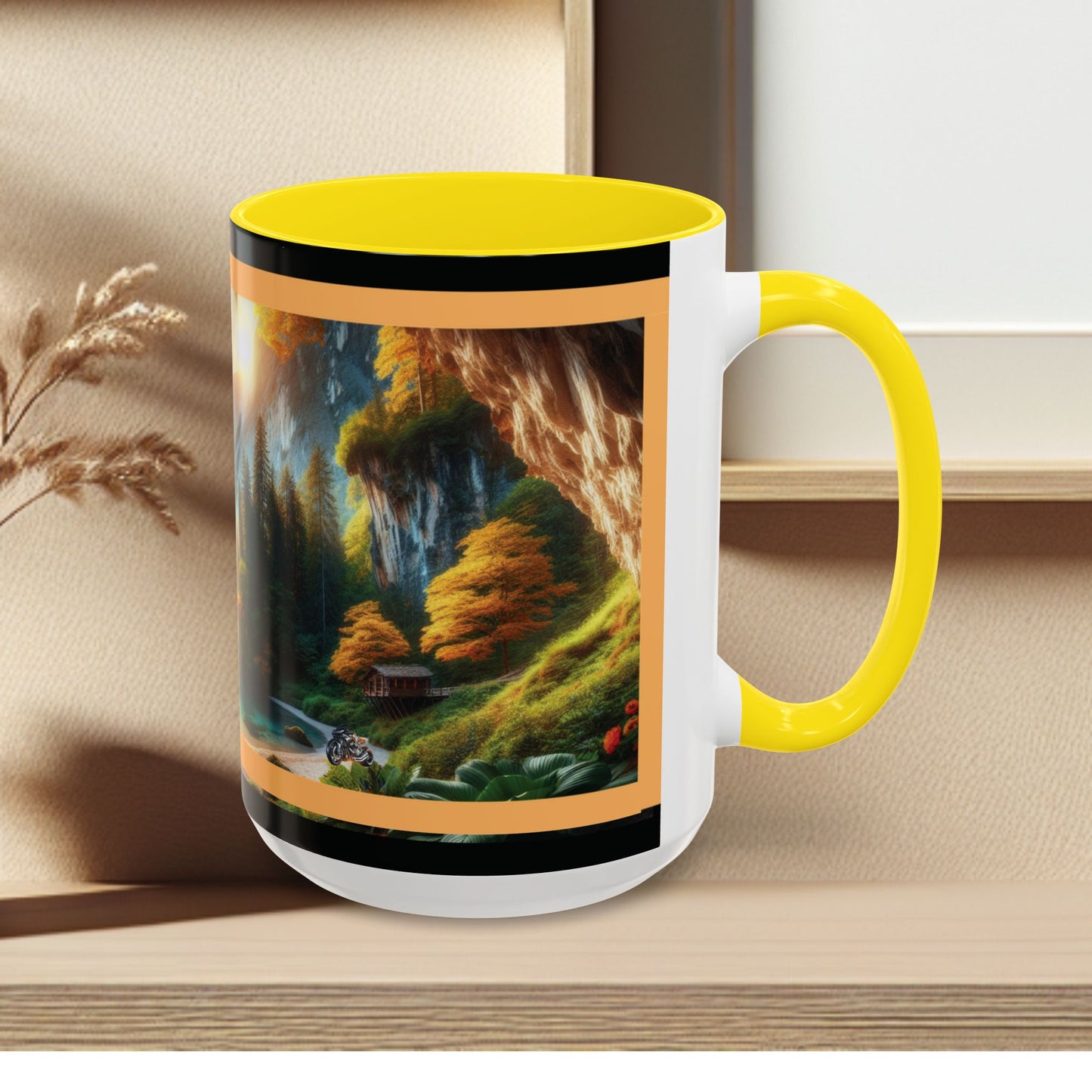 Mug: By the River-Accent Coffee Mug (11oz, 15oz)