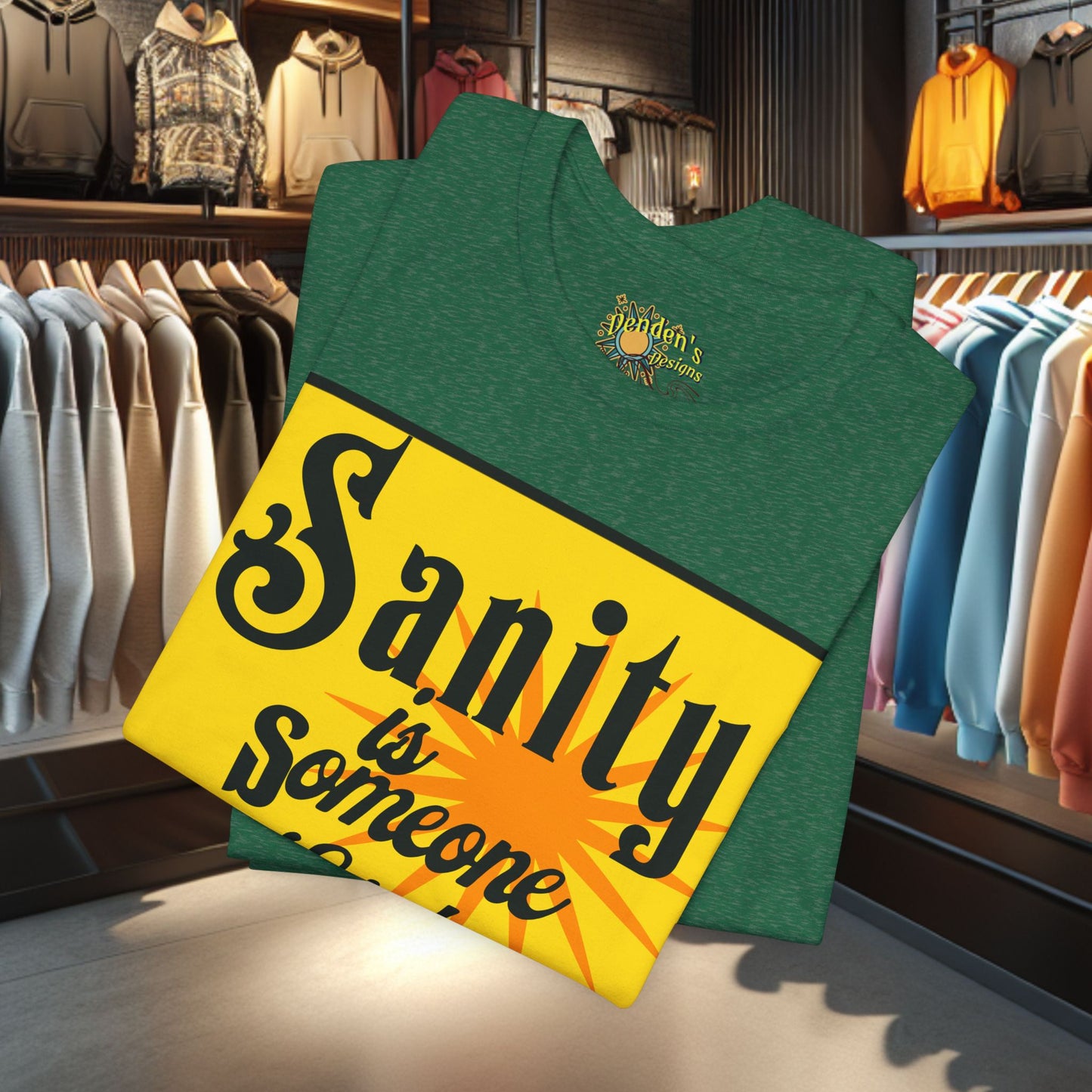 Funny Sanity Unisex Tee