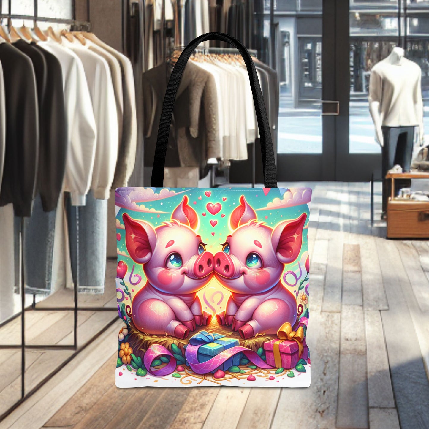 Pig Tote Bag - Perfect for Animal Lovers and Gift Giving