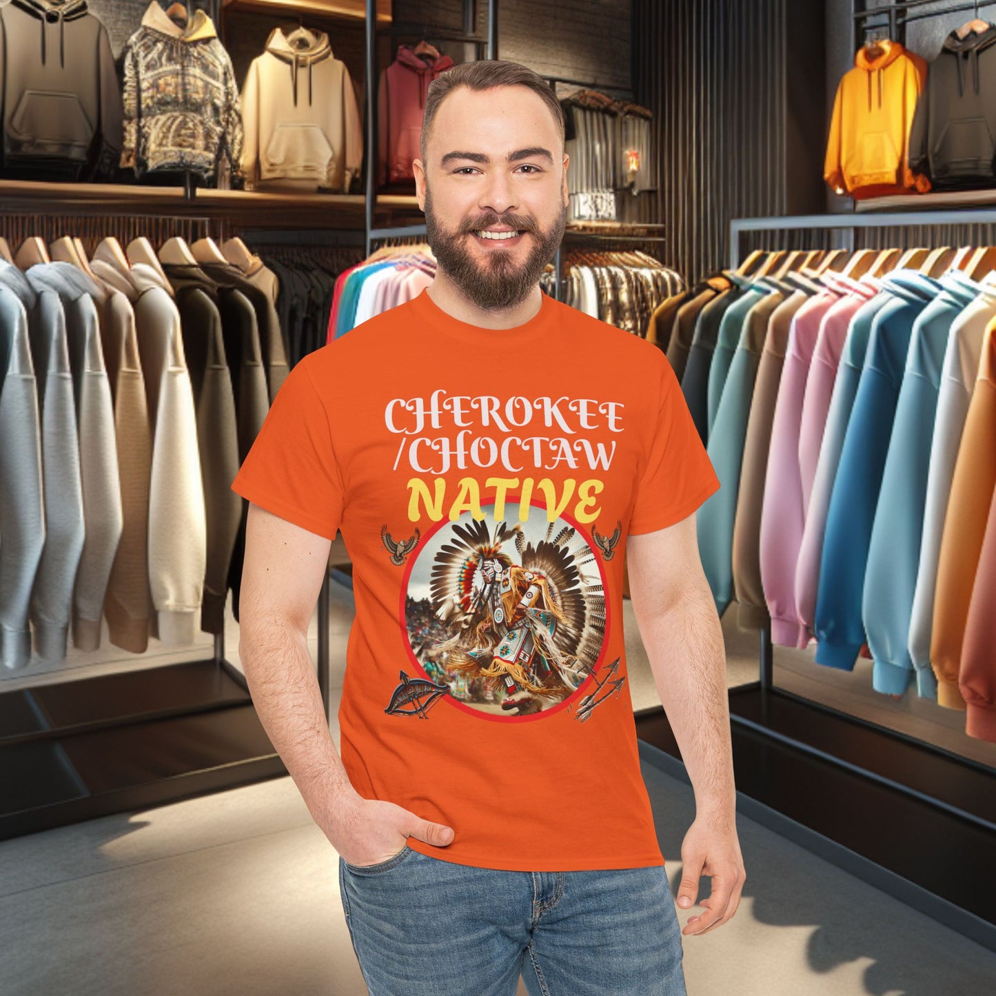Cherokee / Choctaw Native- Heavy Cotton Tee