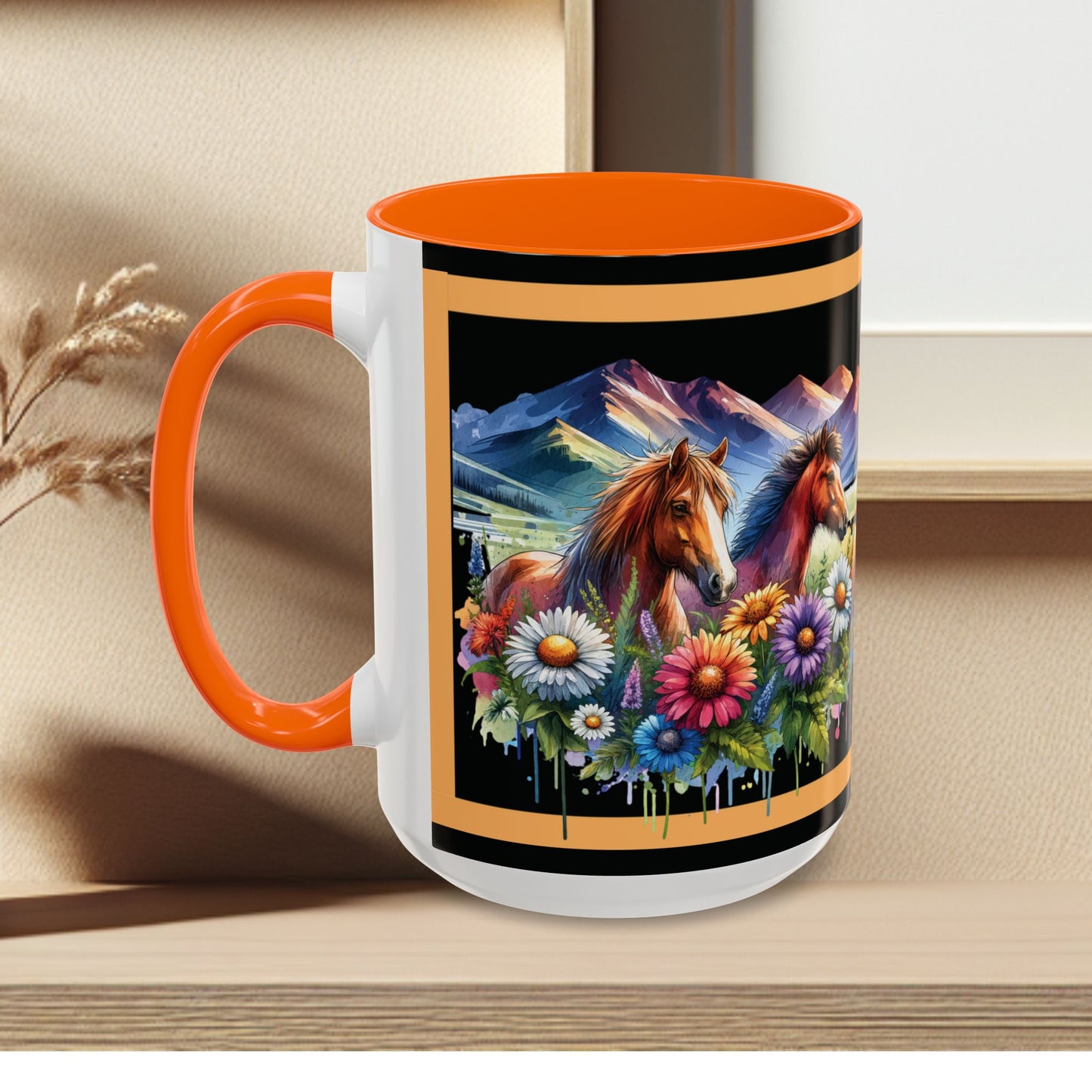 Mug Coffee Wild Horses 11oz 15oz