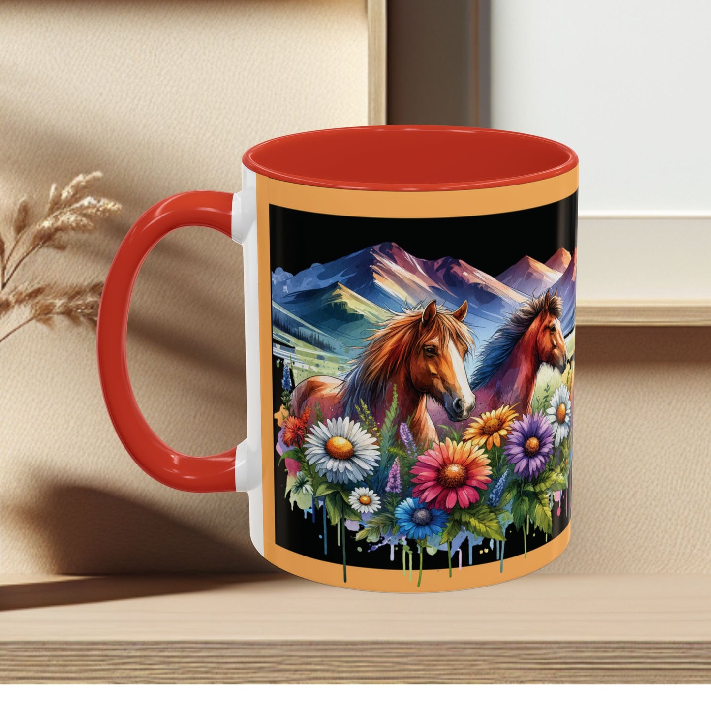 Mug Coffee Wild Horses 11oz 15oz