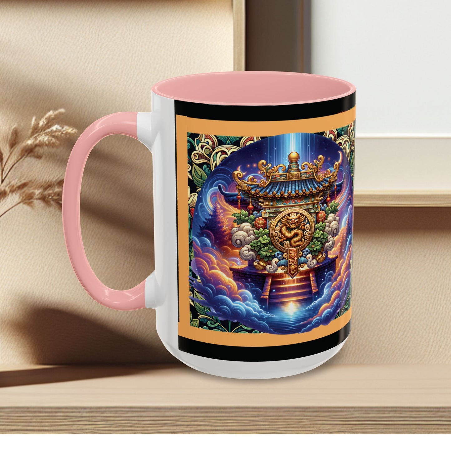 Mug Mystic Temple Rose Coffee Mug 11oz 15oz