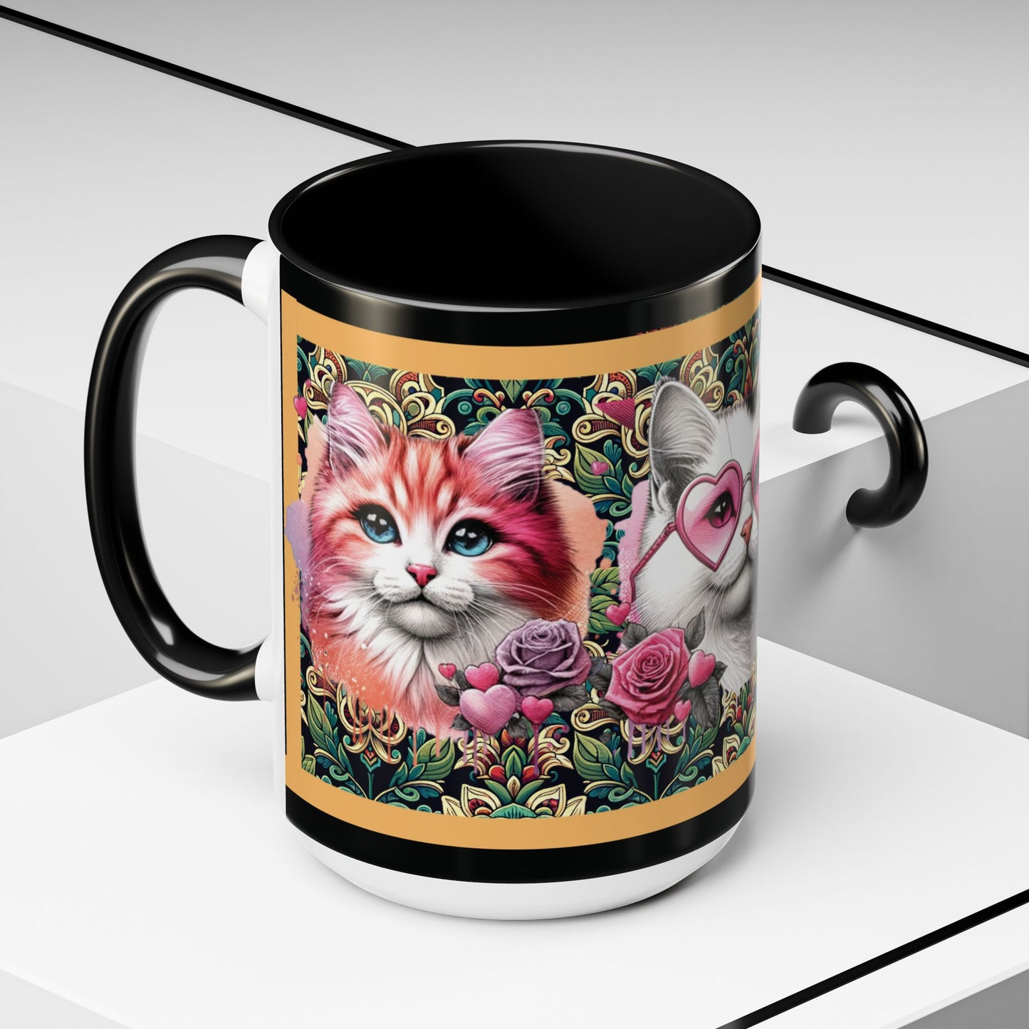 Coffee Mug Kittens Friends