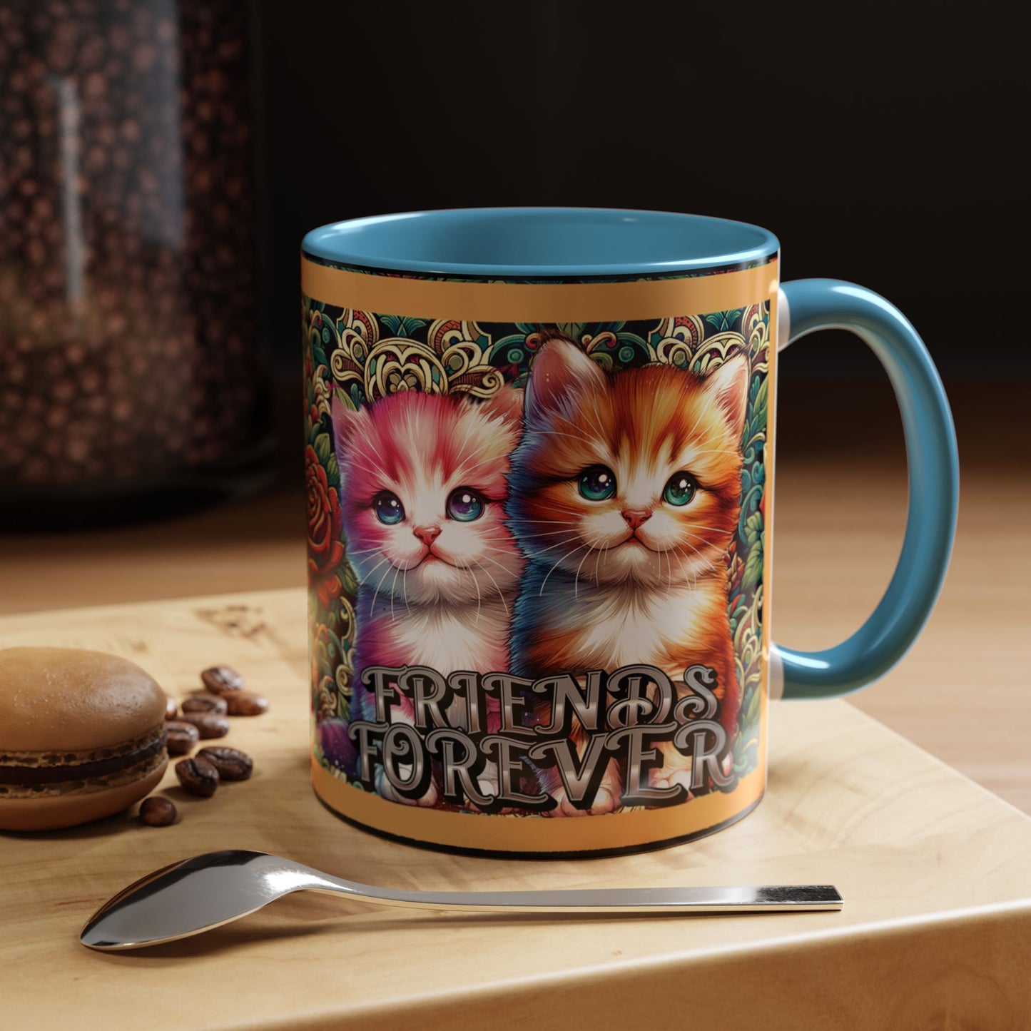 Coffee Mug Kittens Friends Forever