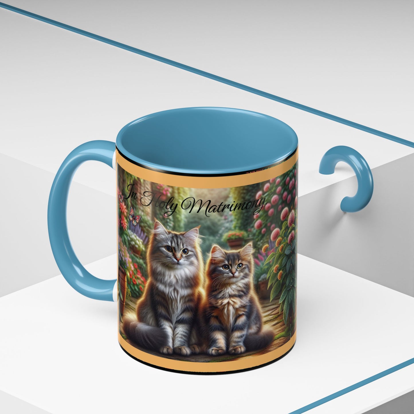 Coffee Mug Cat Wedding