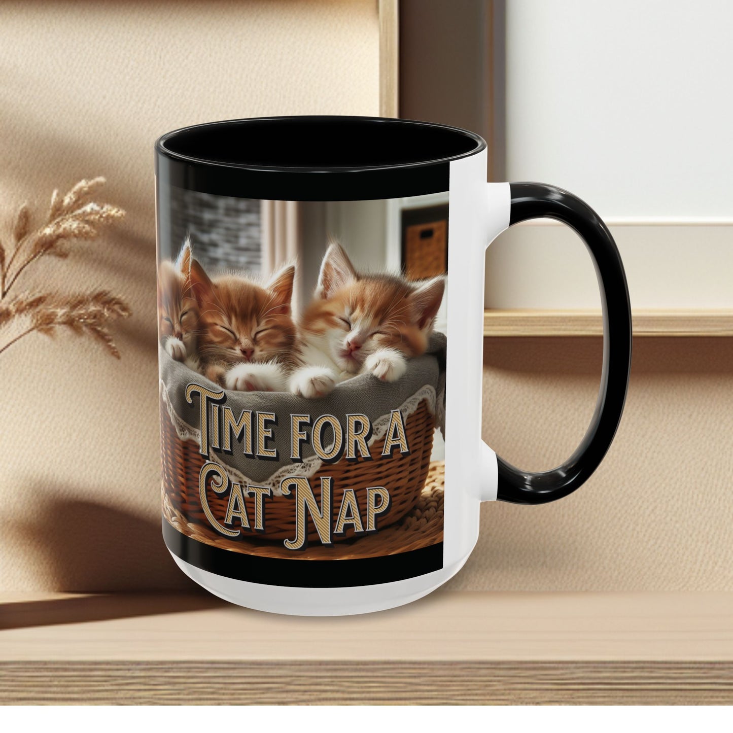 Coffee Mug - Time for a Cat Nap Accent (11, 15oz)