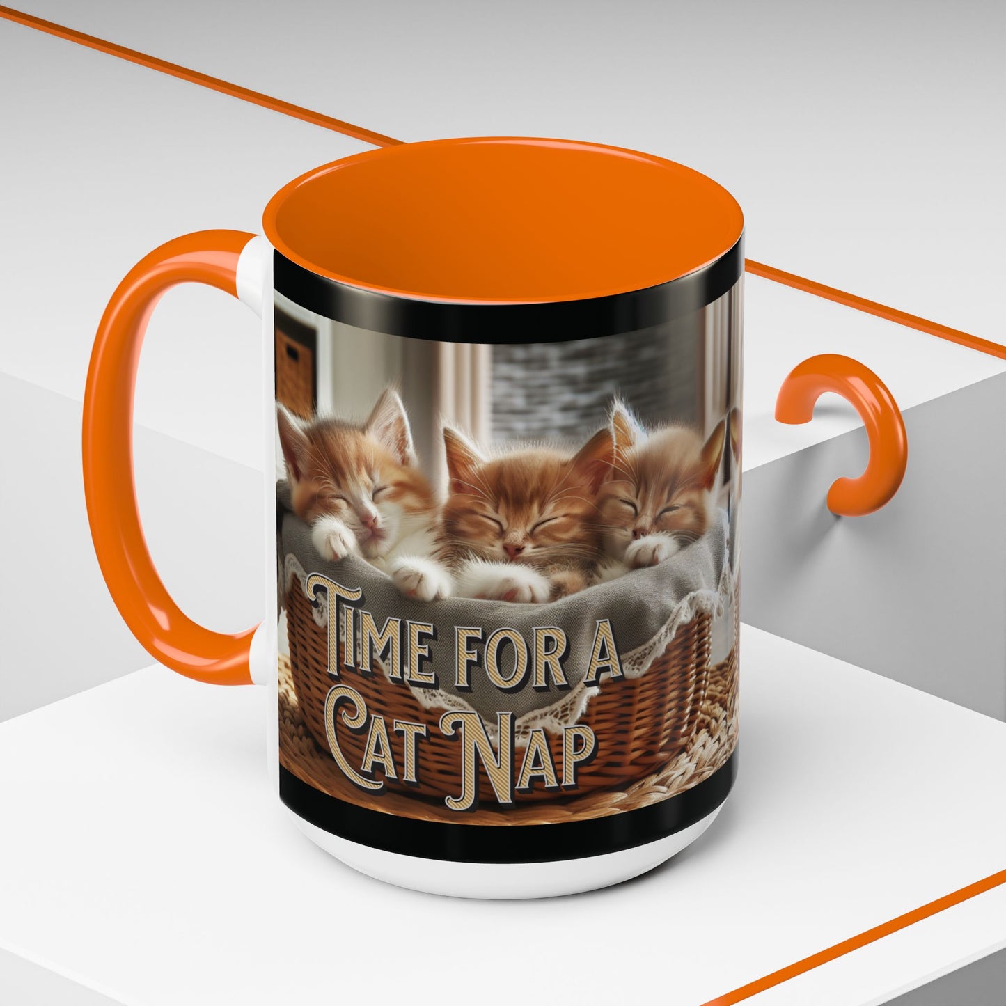 Coffee Mug - Time for a Cat Nap Accent (11, 15oz)