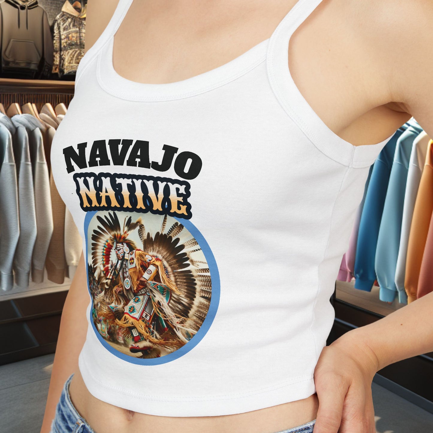 Navajo Native Spirit Tank Top - POW WOWs, Outdoor Events