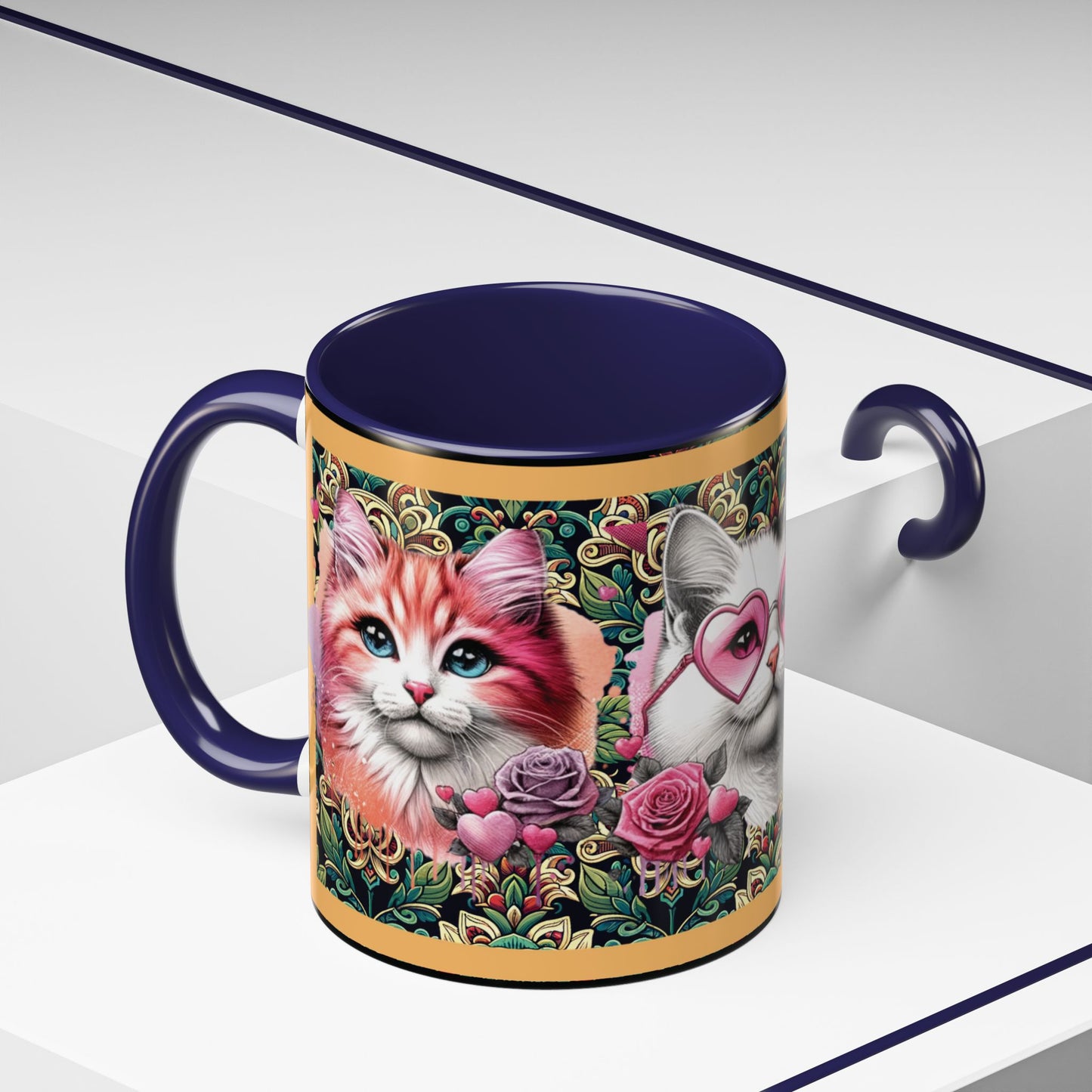 Coffee Mug Kittens Friends